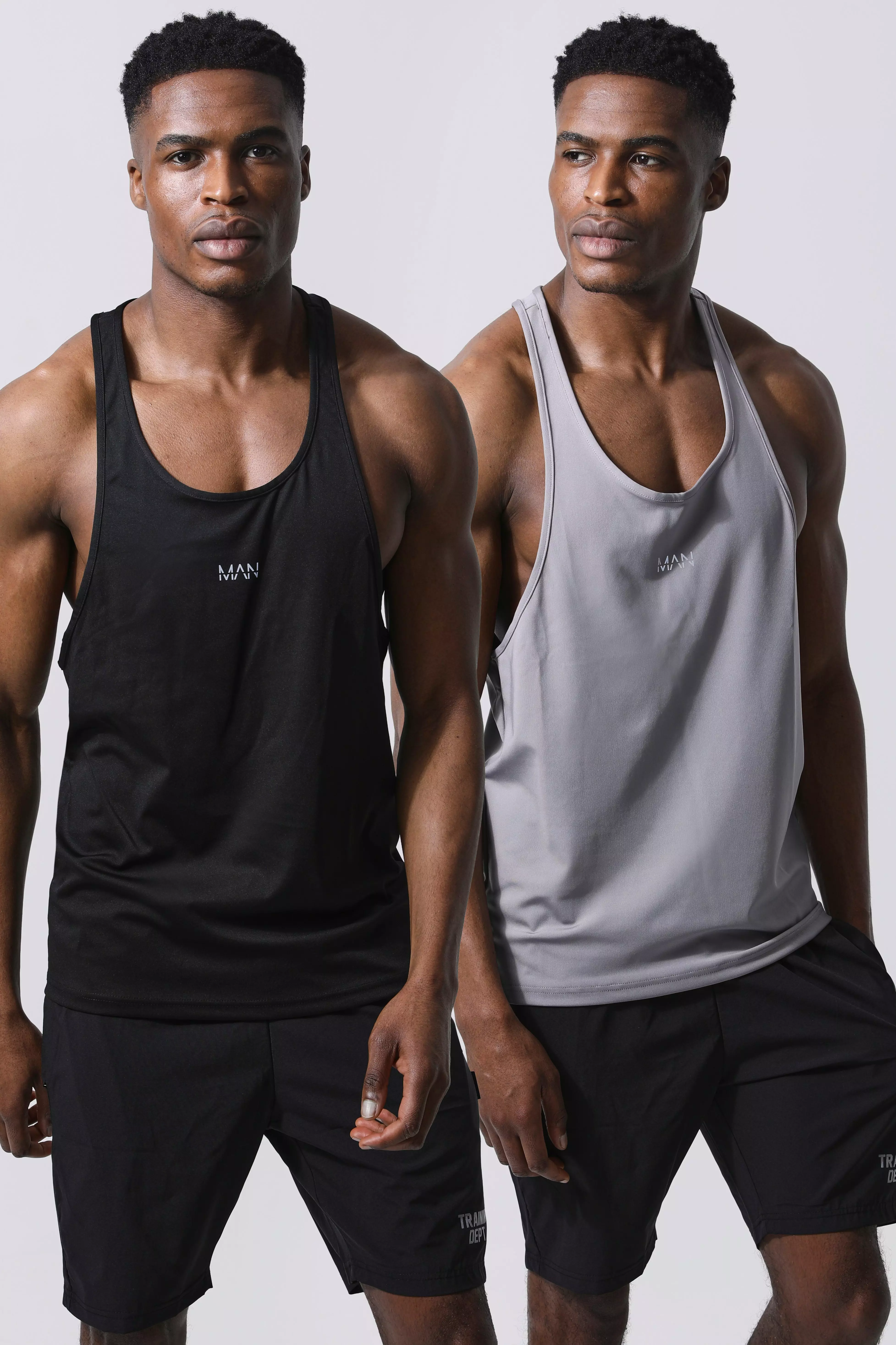 2 Pack Black Vests