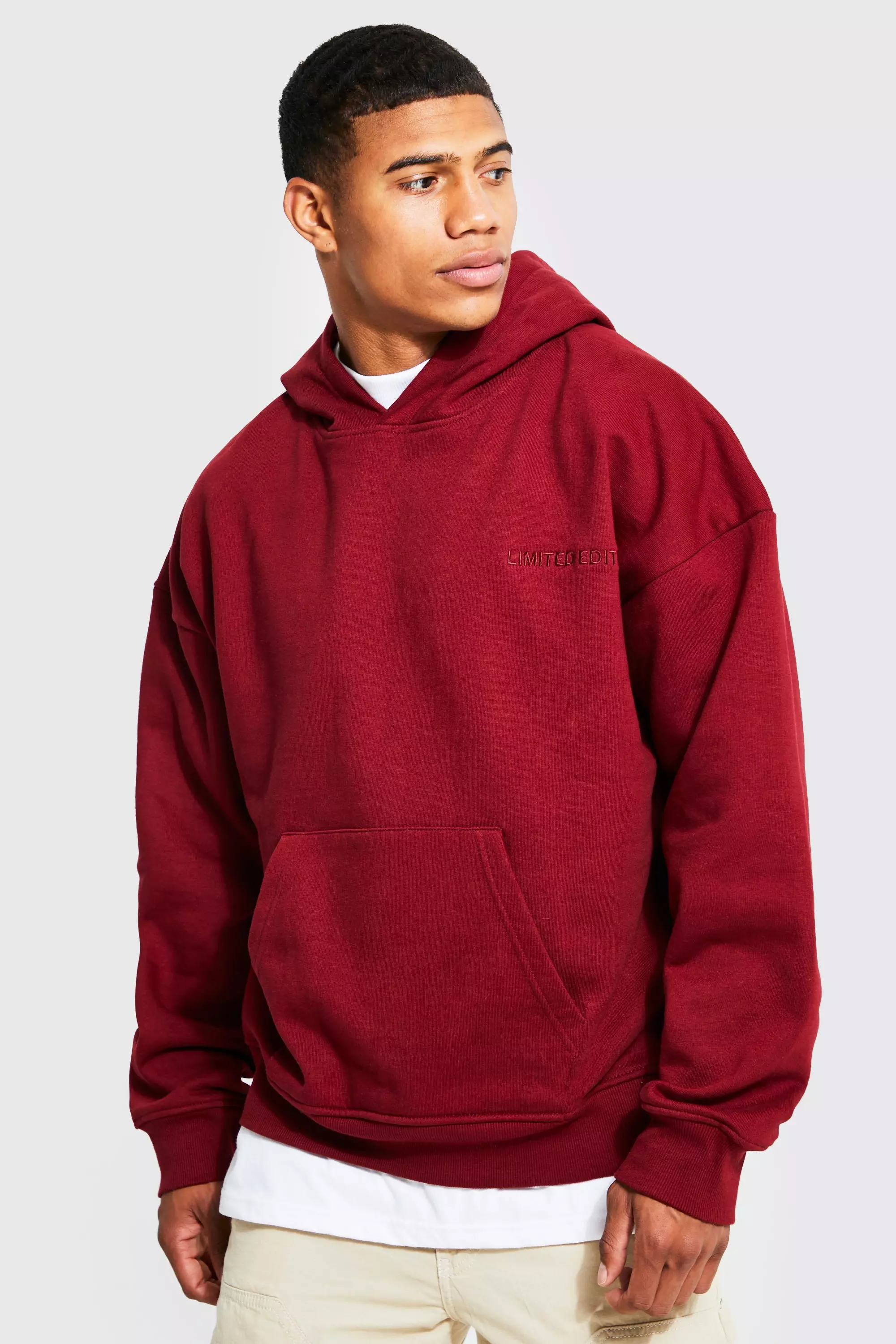 Oversized deals red hoodies