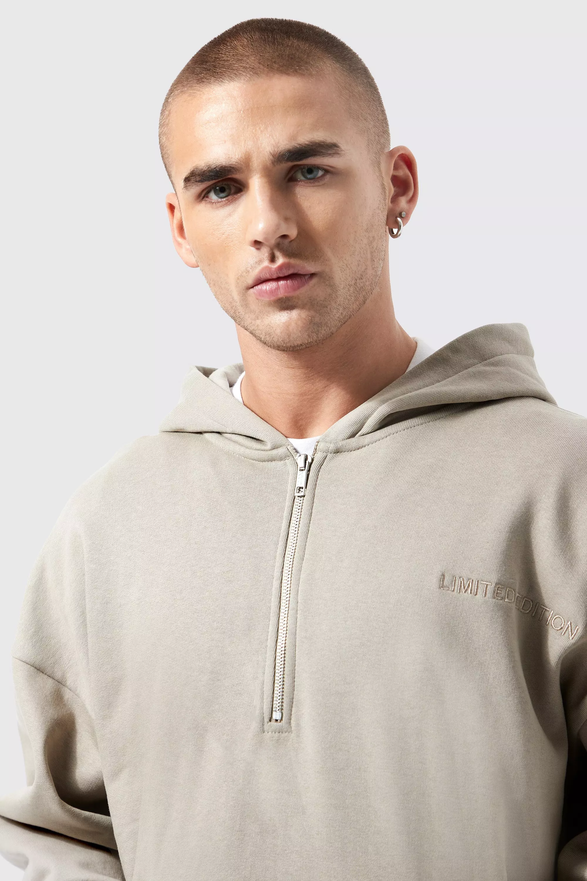 Nfl Oversized Multi Team Badge Hoodie | boohooMAN