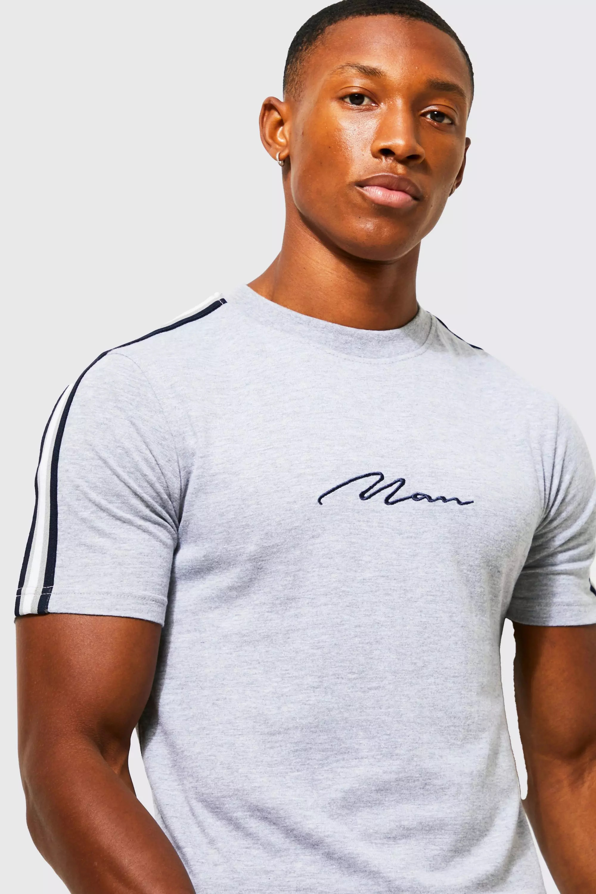 boohooman muscle fit t shirt