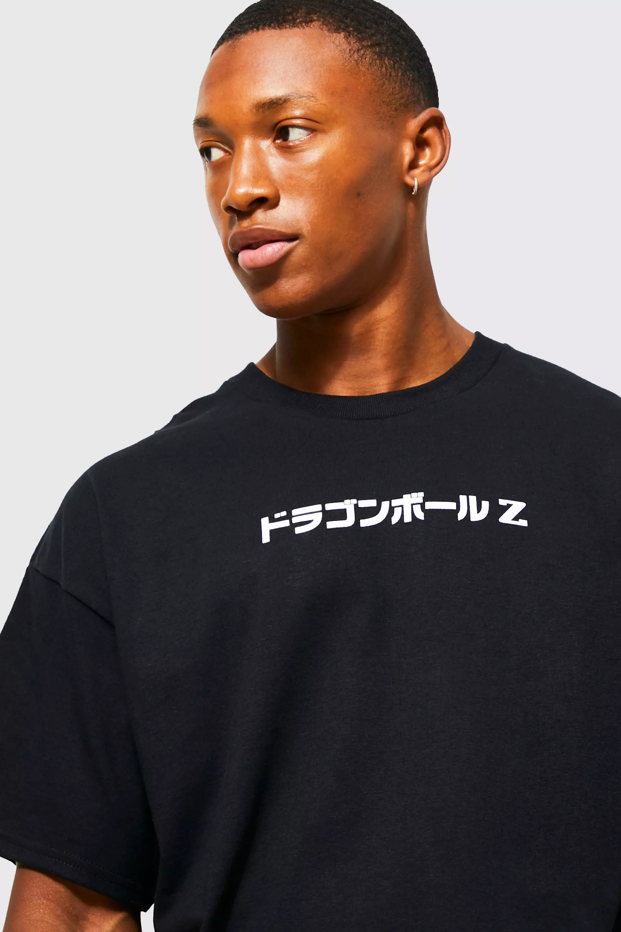 T-shirt oversize imprimé dragon Ball Z