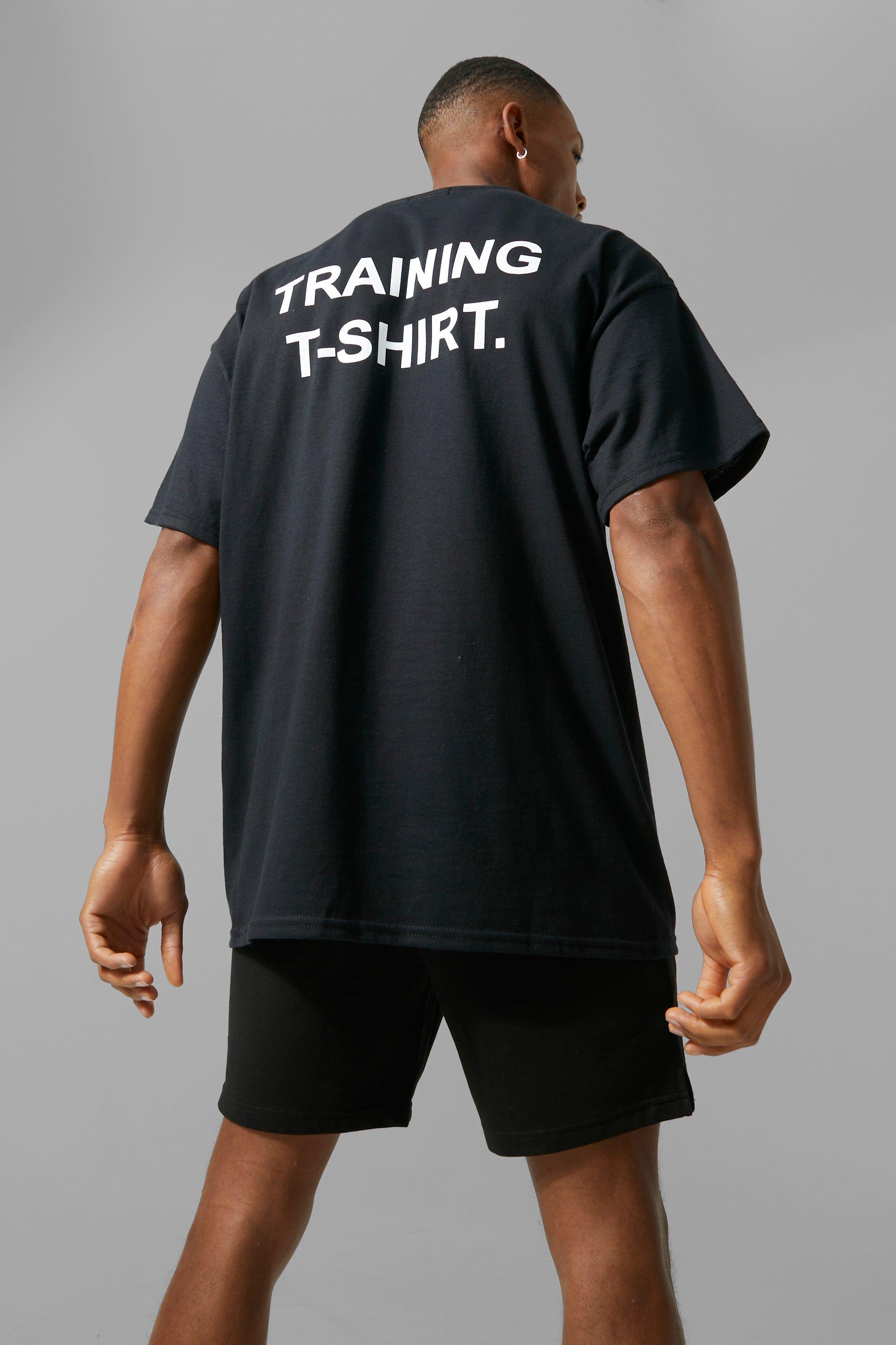 Image of T-shirt da allenamento oversize Man Active, Nero