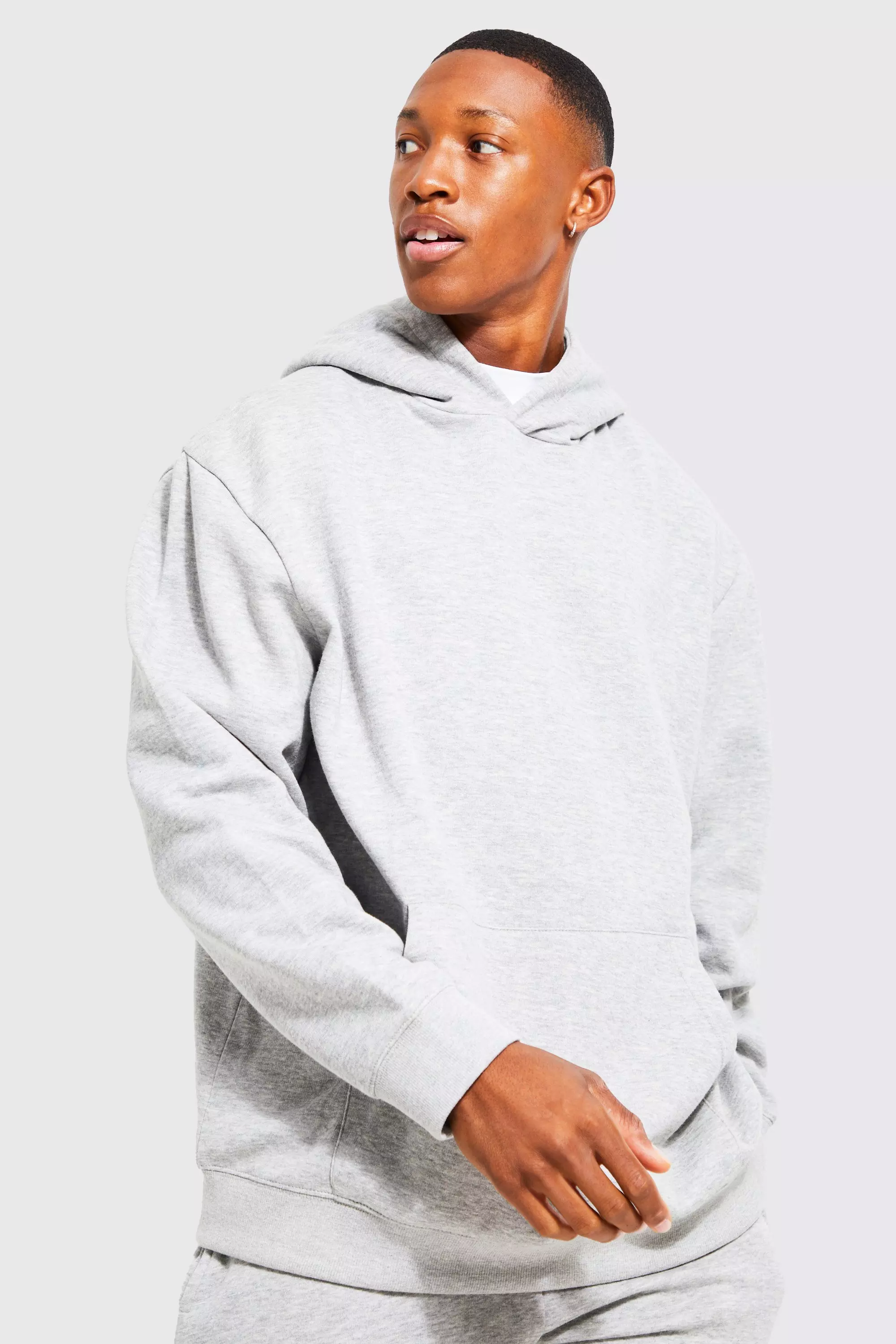 Comfort Oversized Hoodie | Silver Grey Marl