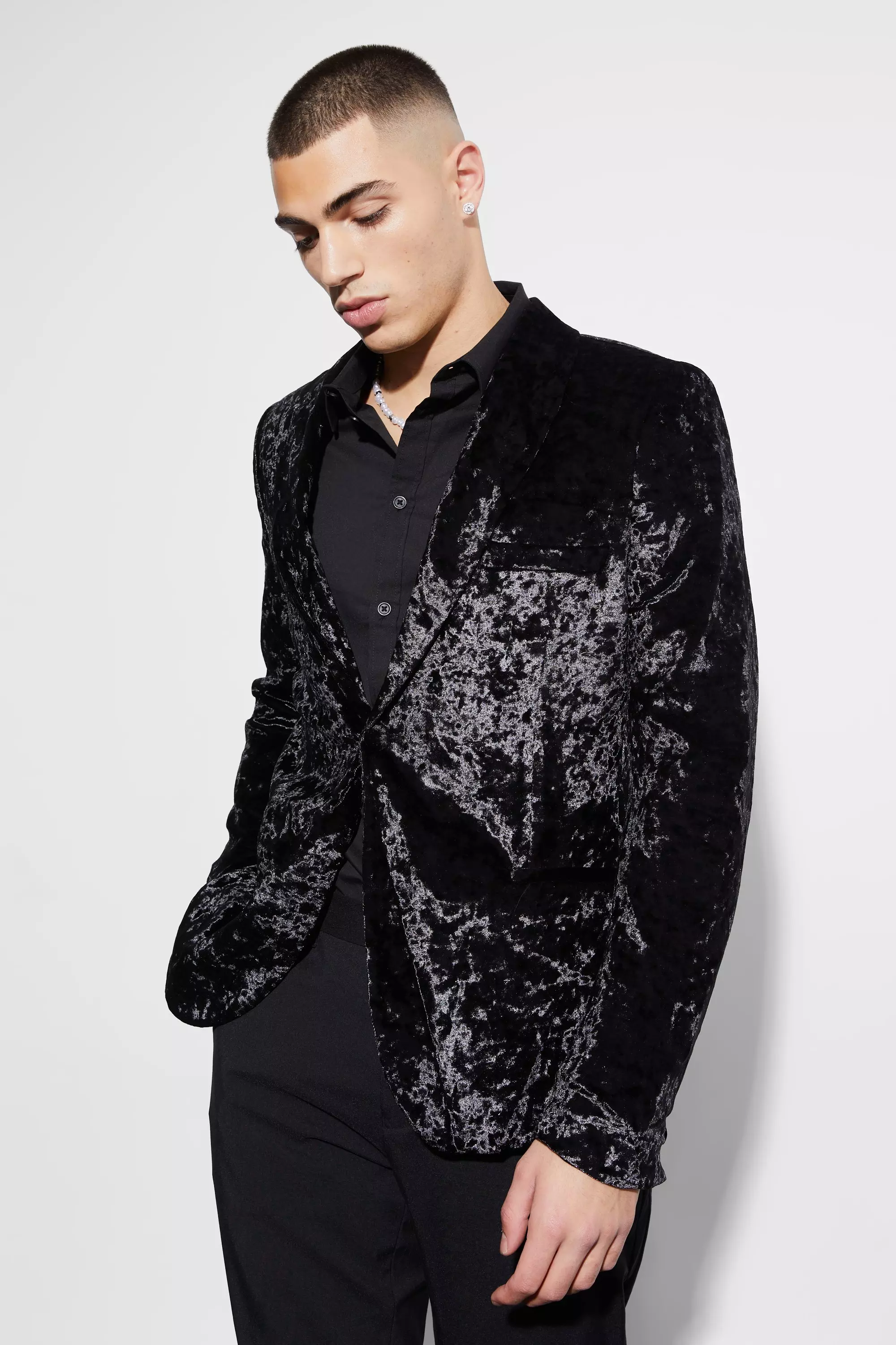 Black Velvet Blazer