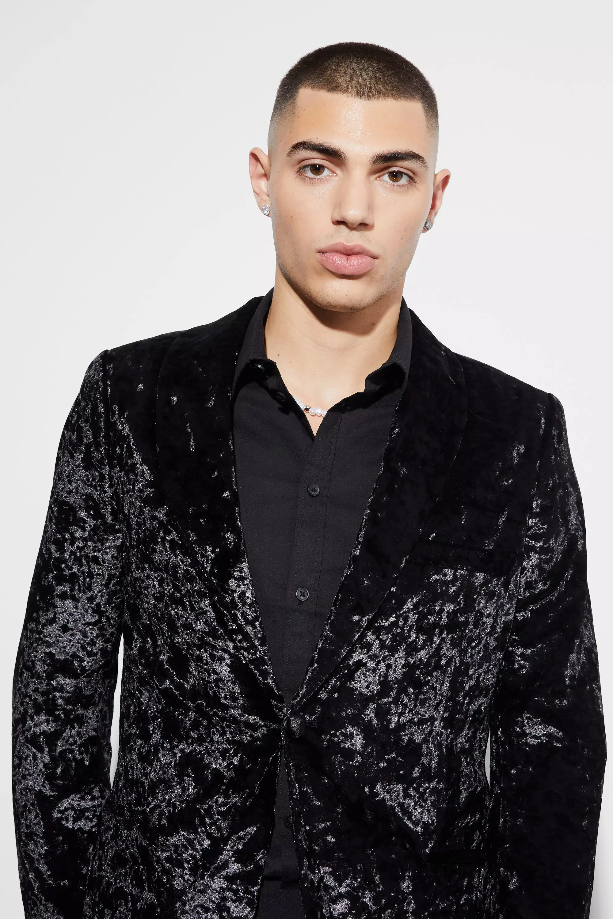 Black Velvet Blazer