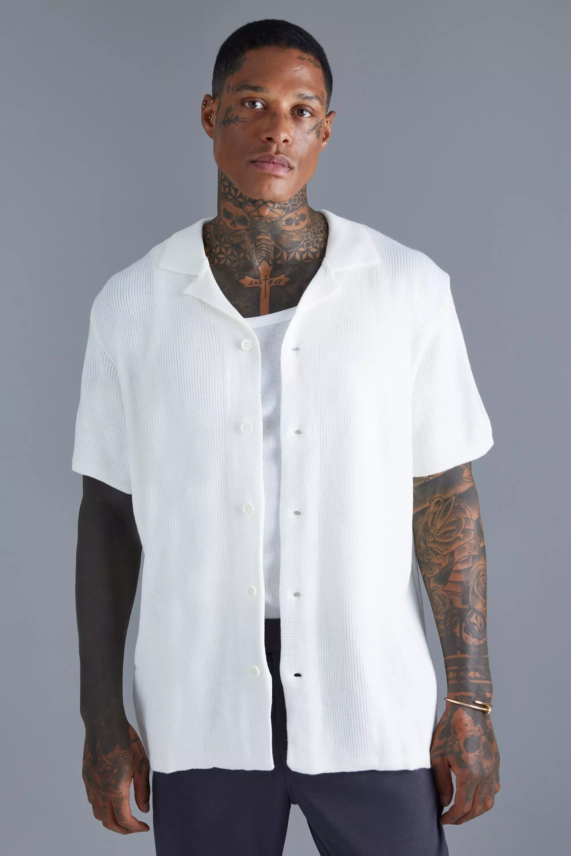 Men's Pleated Shirts