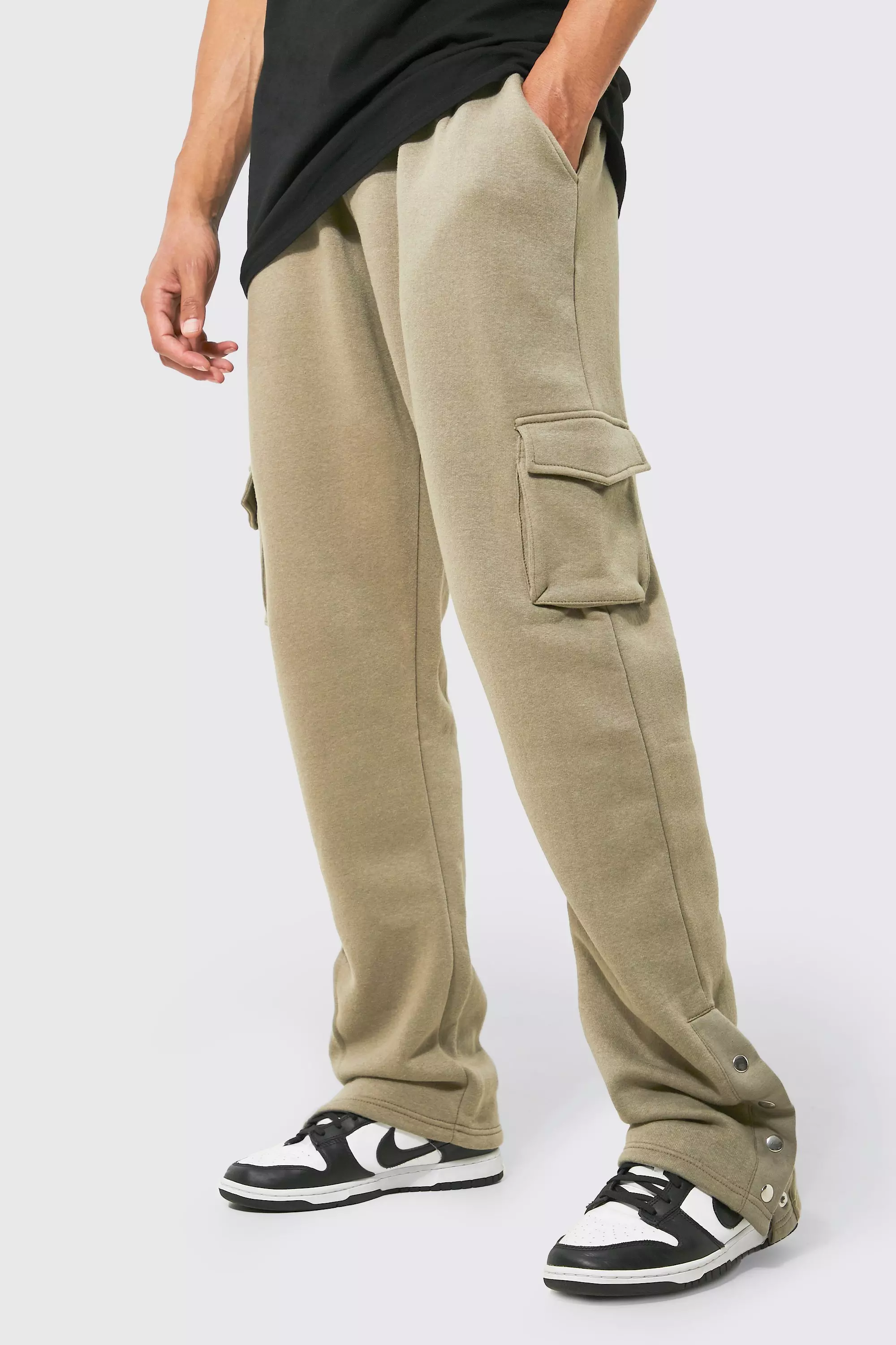 Mens tall hot sale khaki joggers