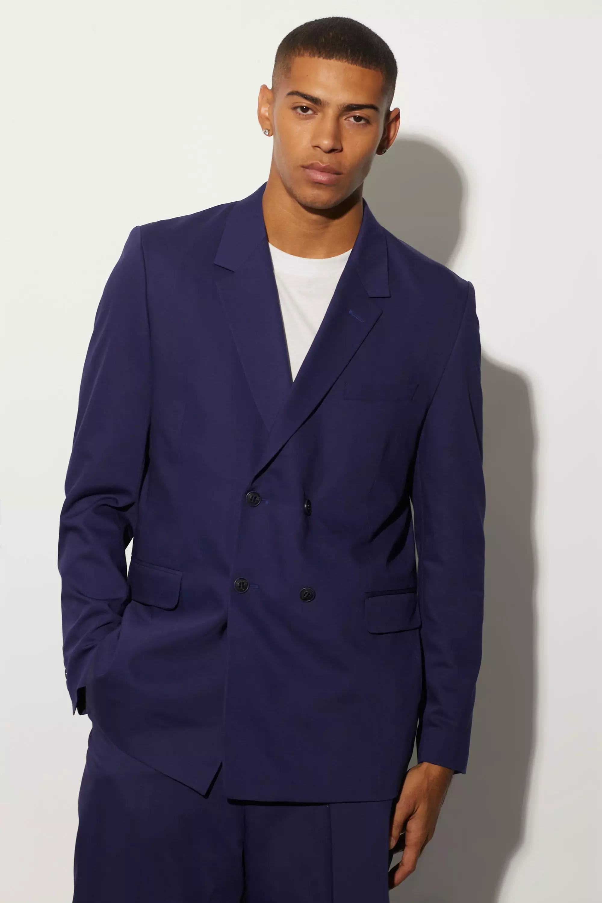 Navy Blue Blazer - relaxed fit