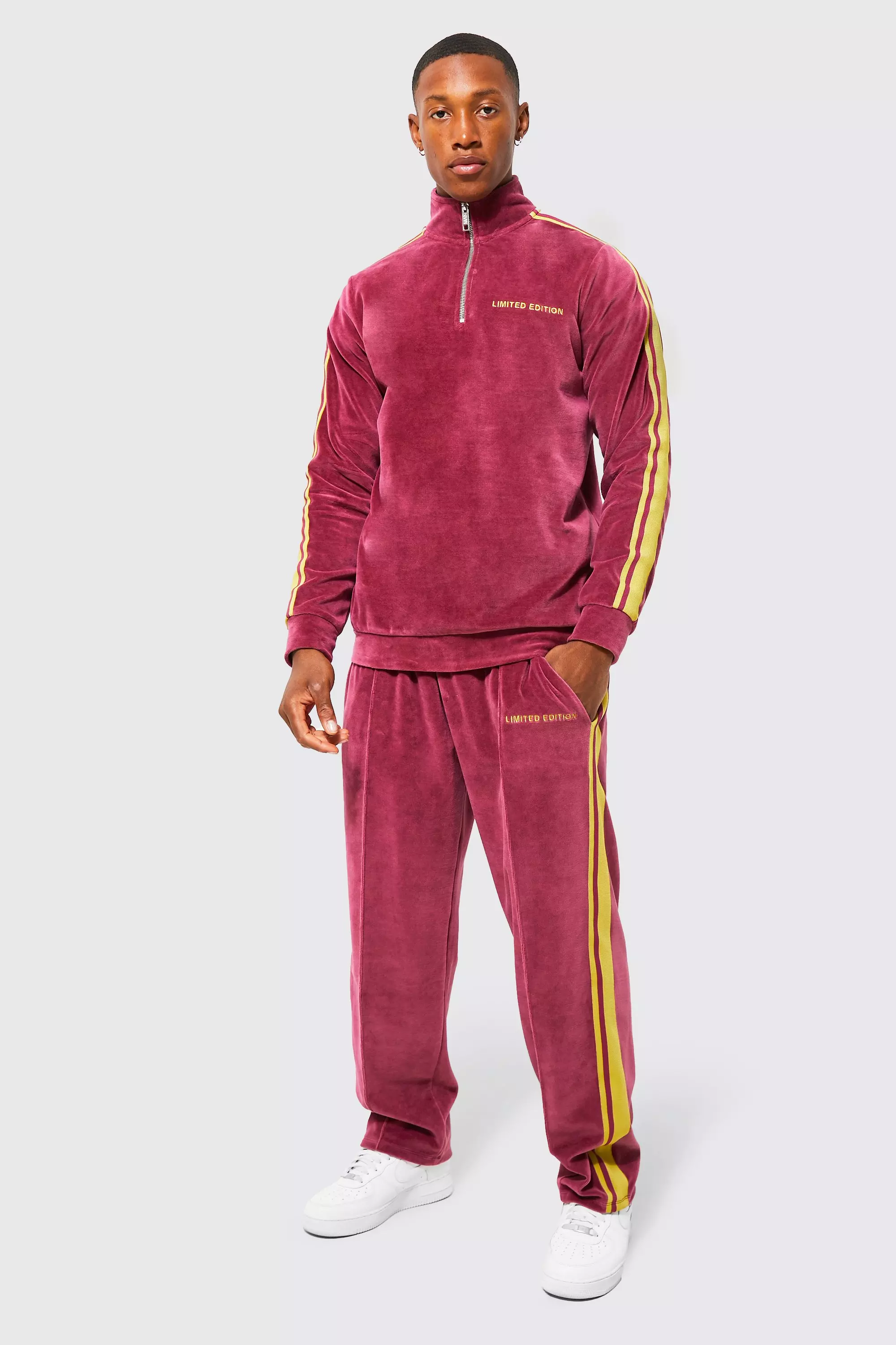 Lrg store velour tracksuit