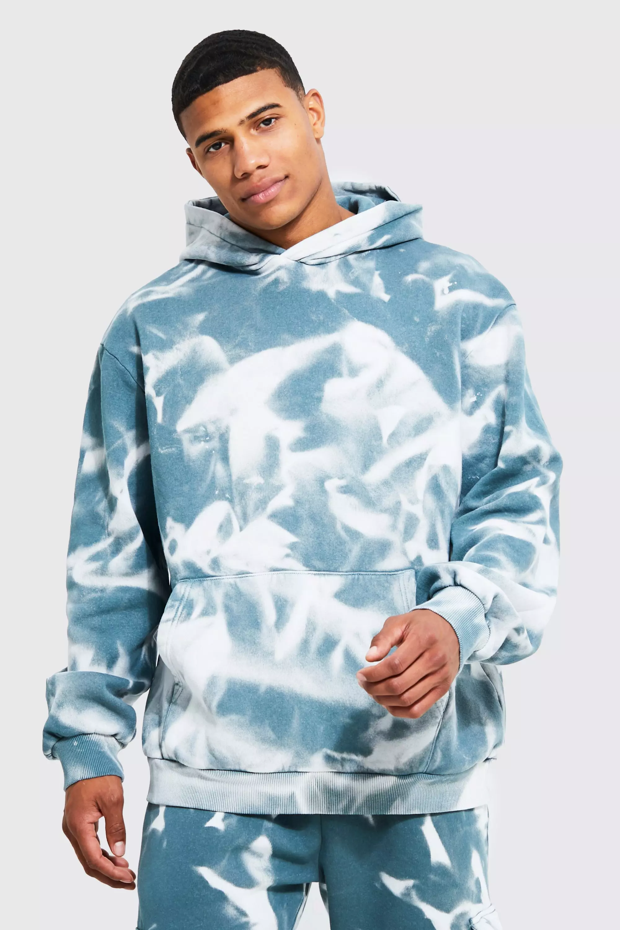 Oversized tie hot sale dye hoodie