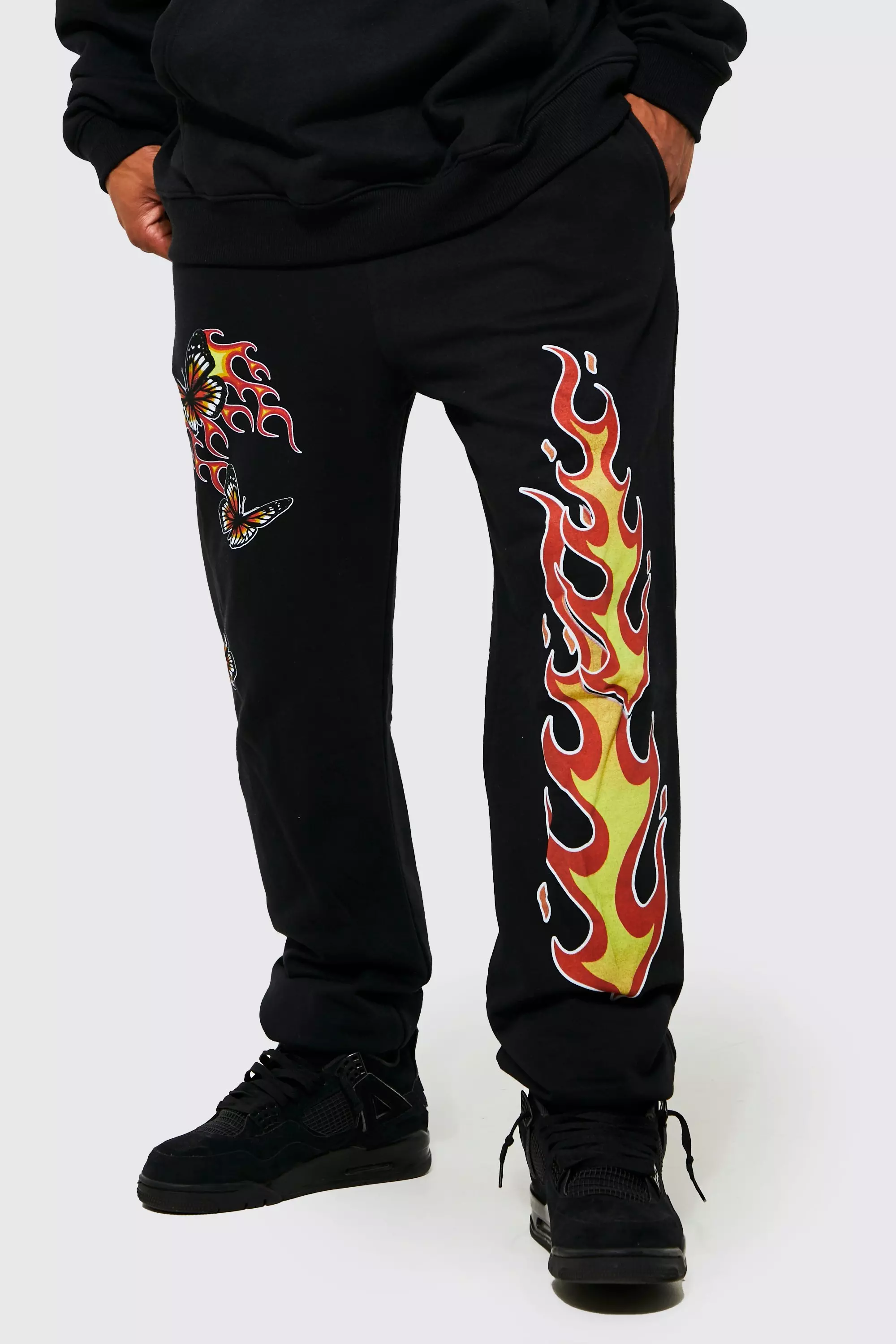 Regular Fit Multi Graphic Joggers