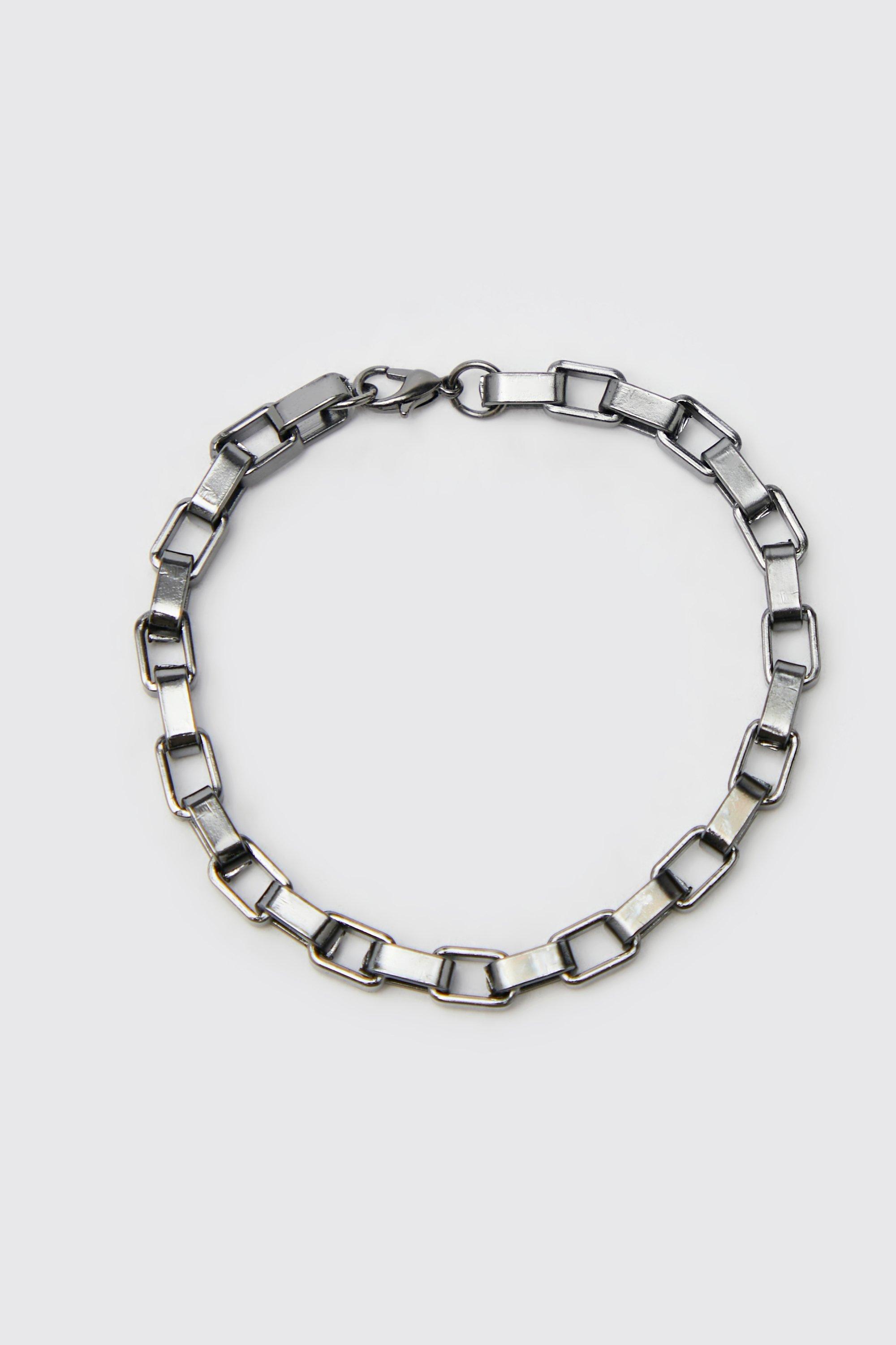 Mens Metallics Chain Bracelet, Metallics