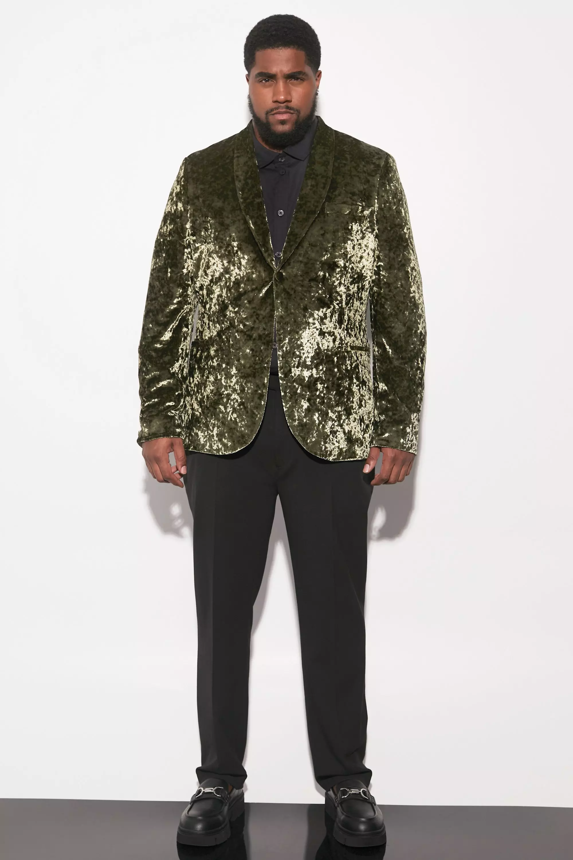 Crushed velvet blazer on sale mens