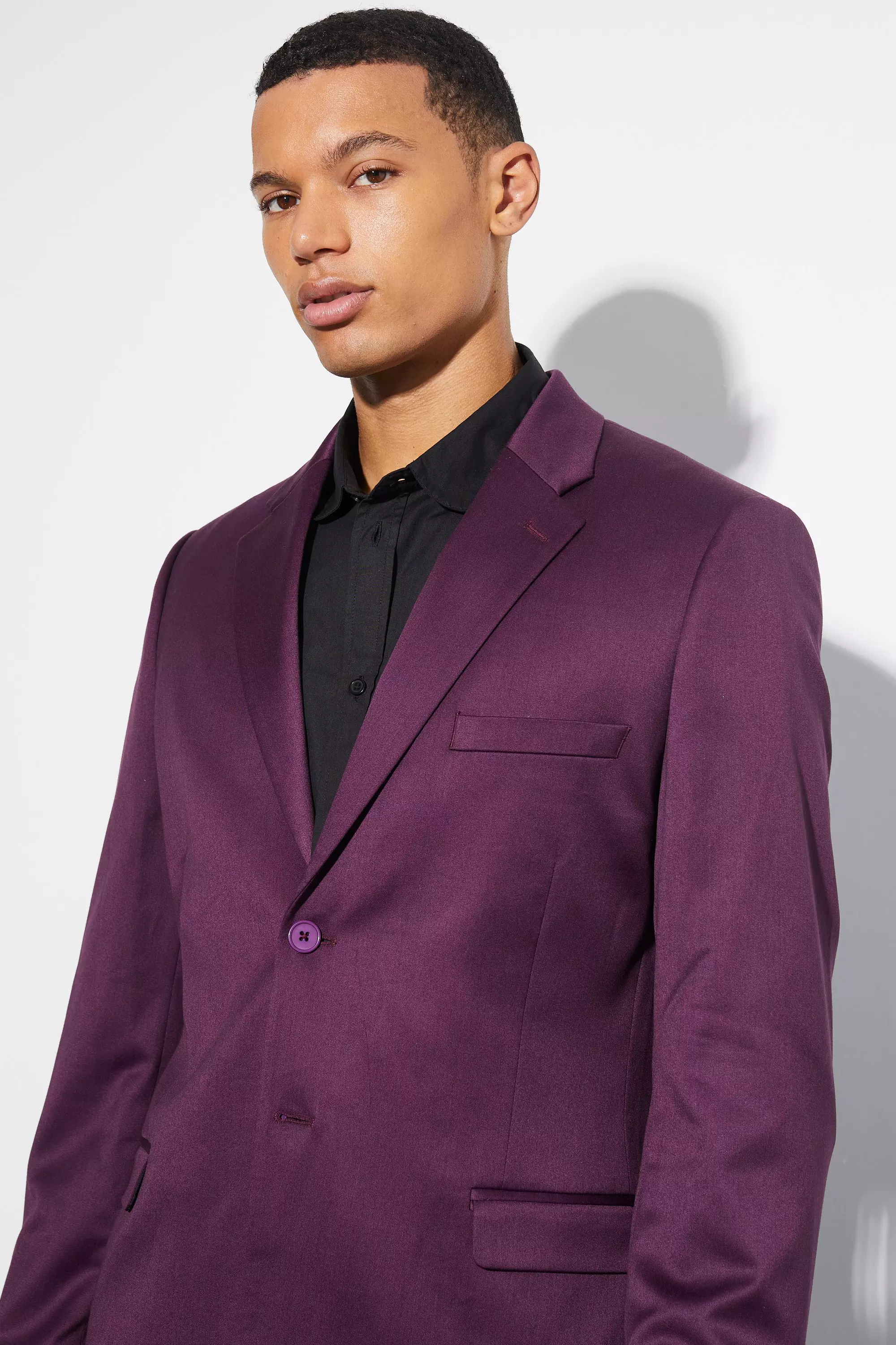 Fuschia suit jacket sale