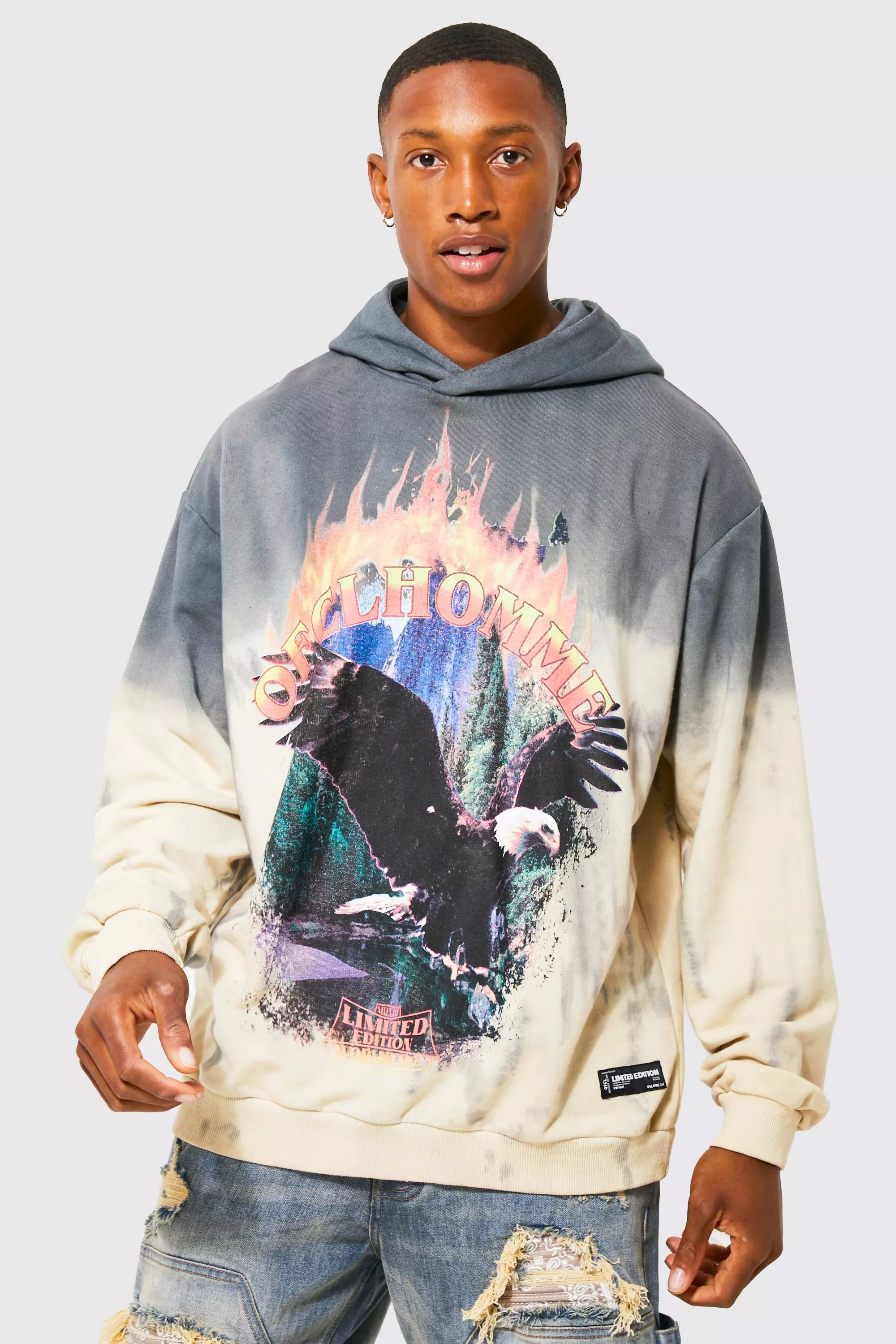 Bleach tie best sale dye sweatshirts