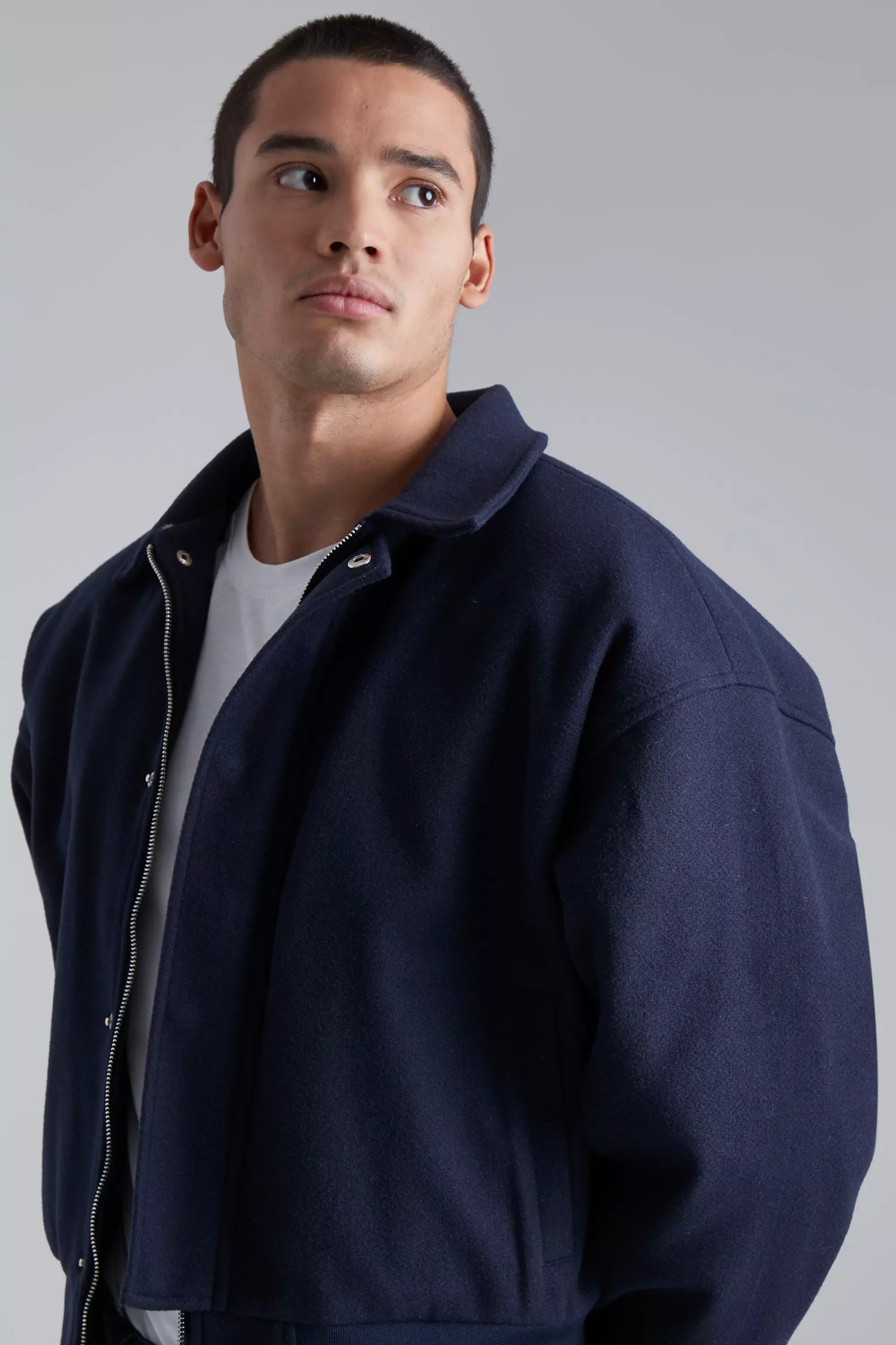 Melton hot sale bomber jacket