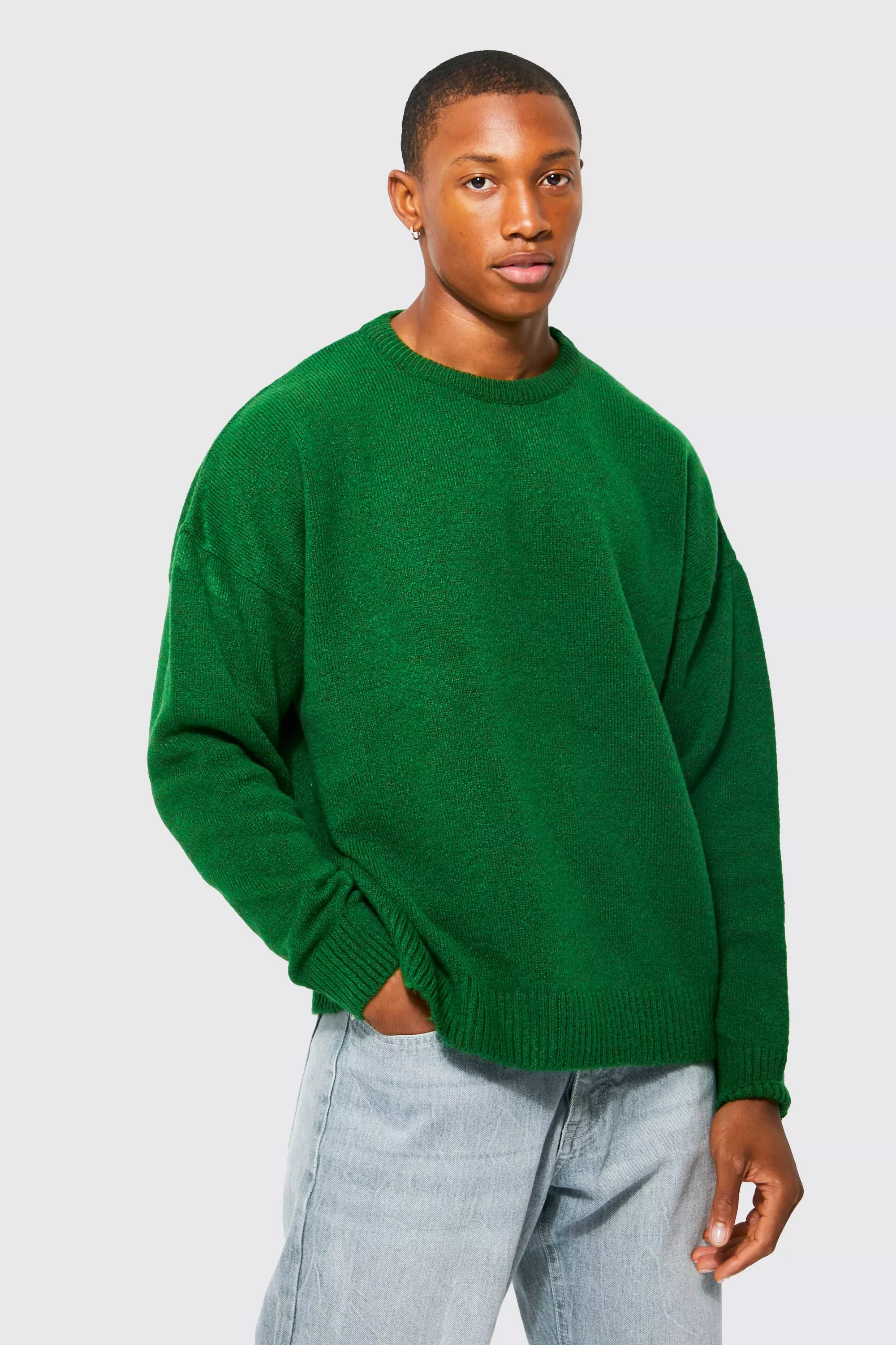 Fluffy mens deals jumper