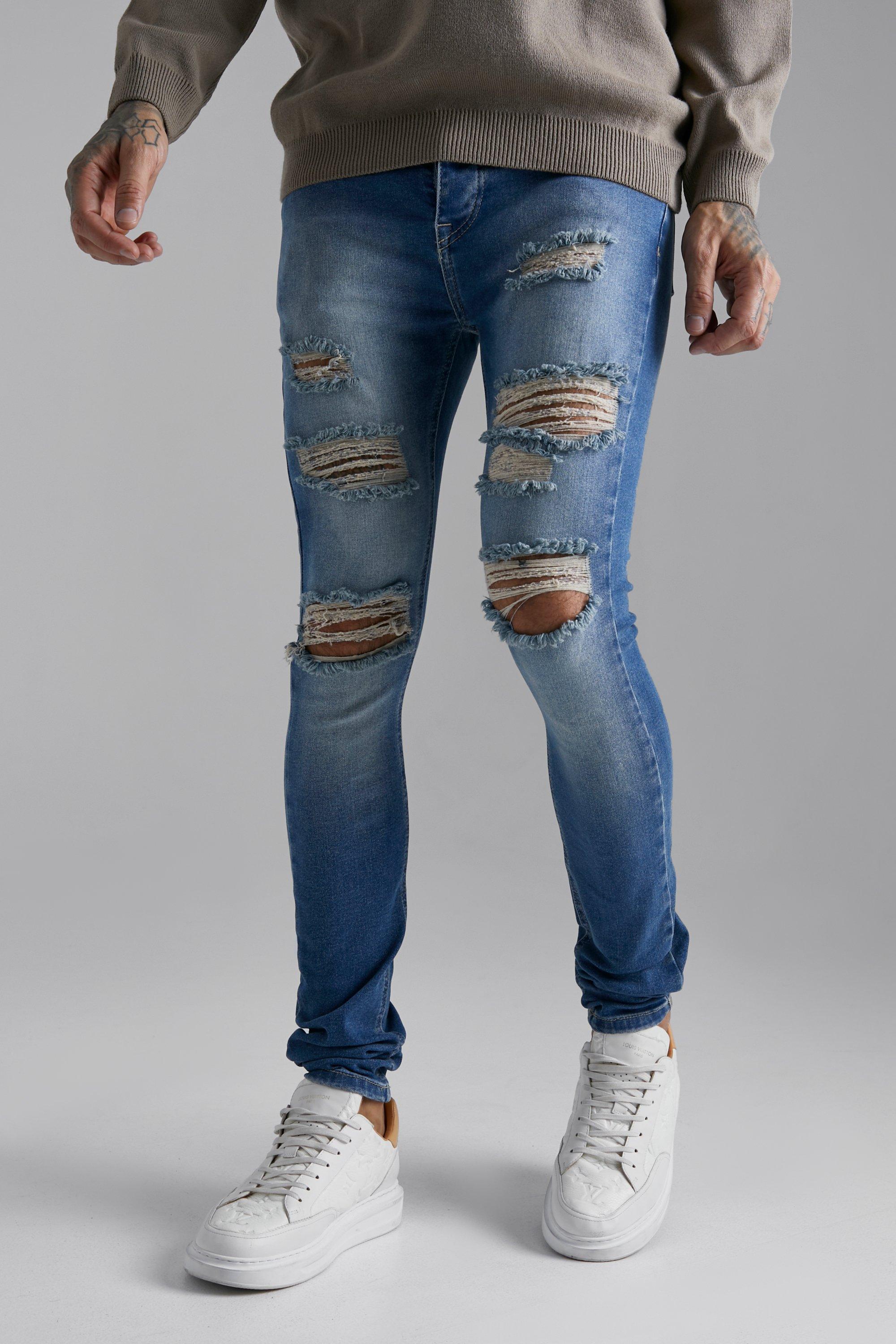 super stacked jeans men's