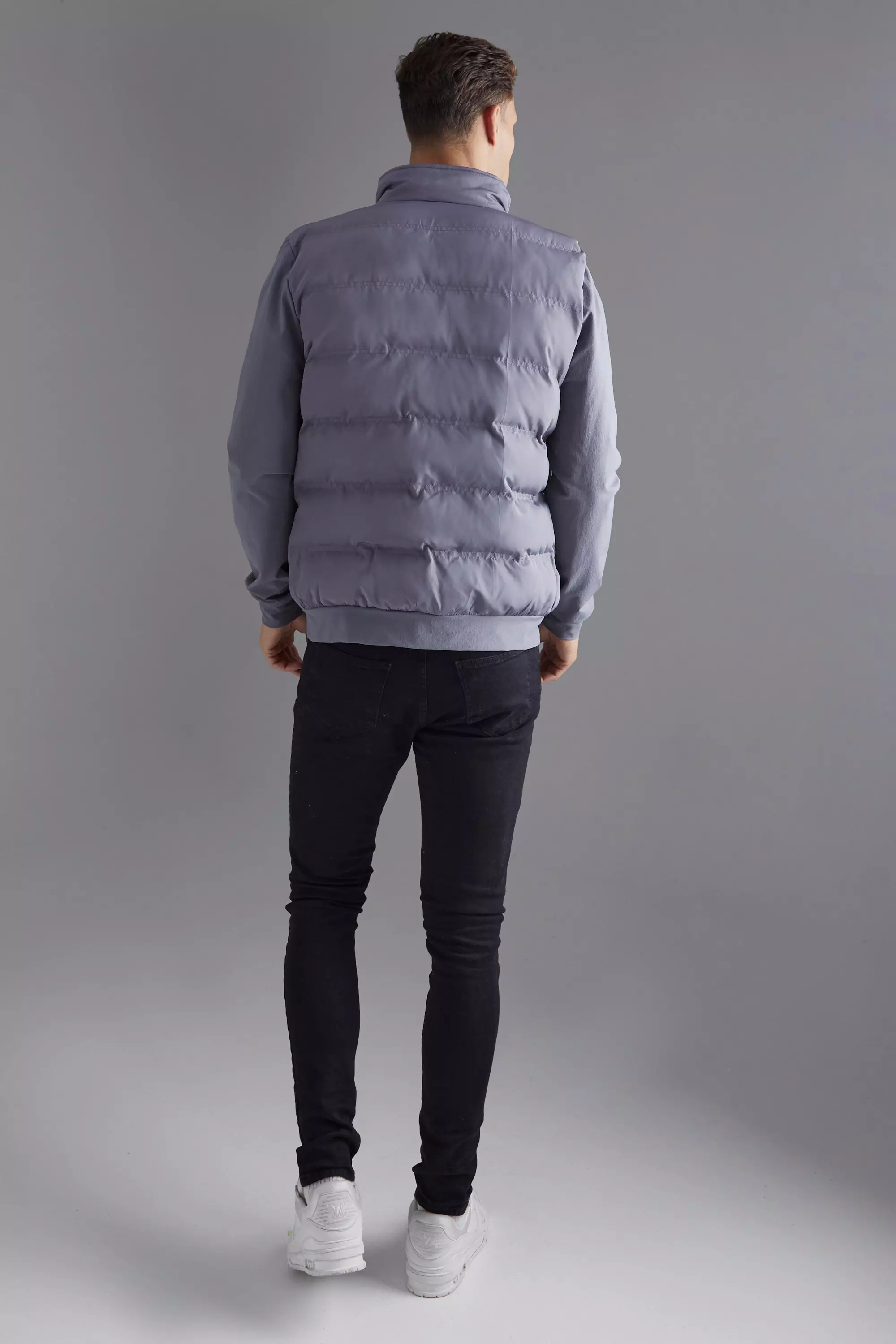 Lightweight reflective puffer jacket - Men