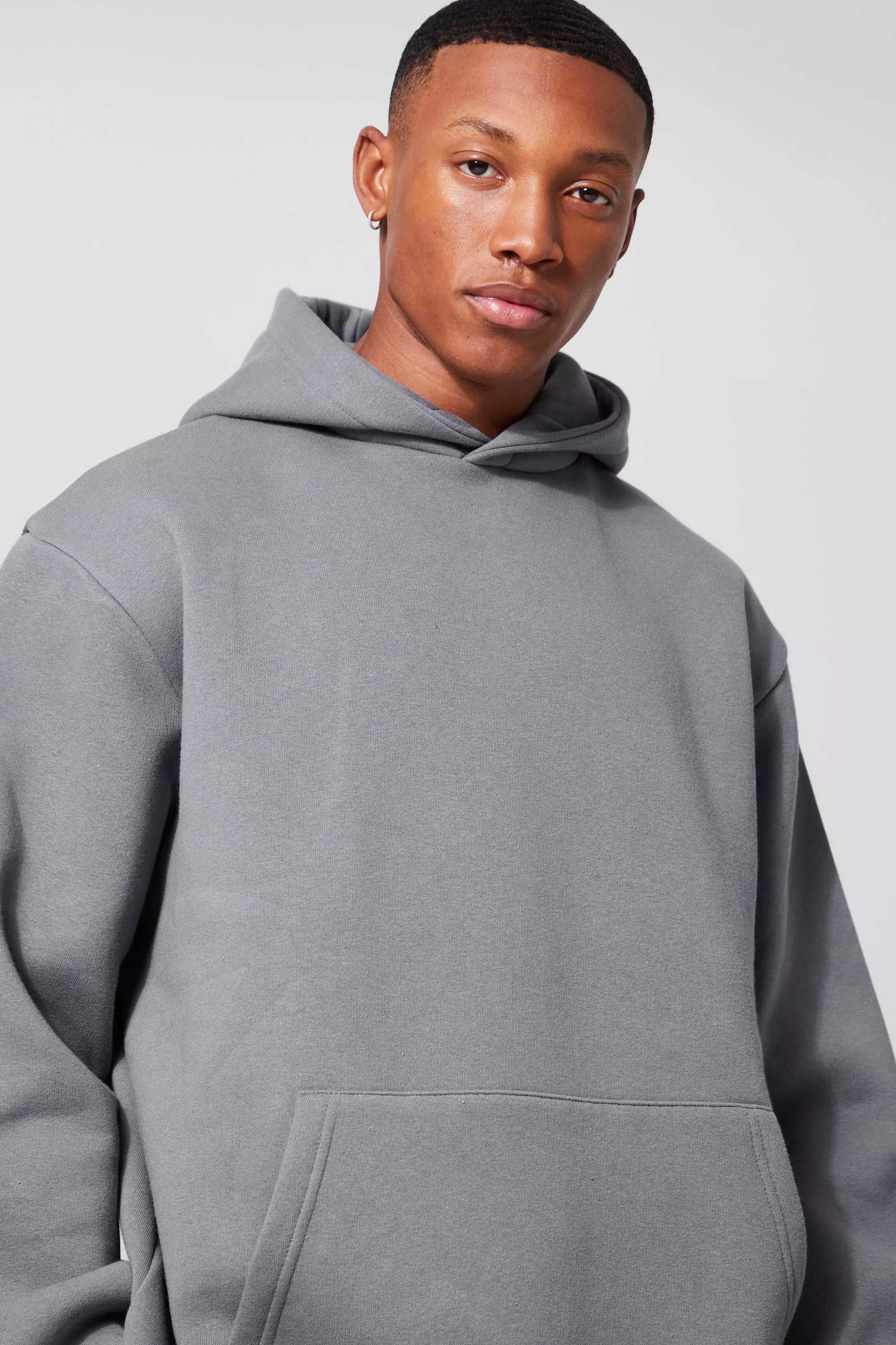 Charcoal oversized 2024 hoodie