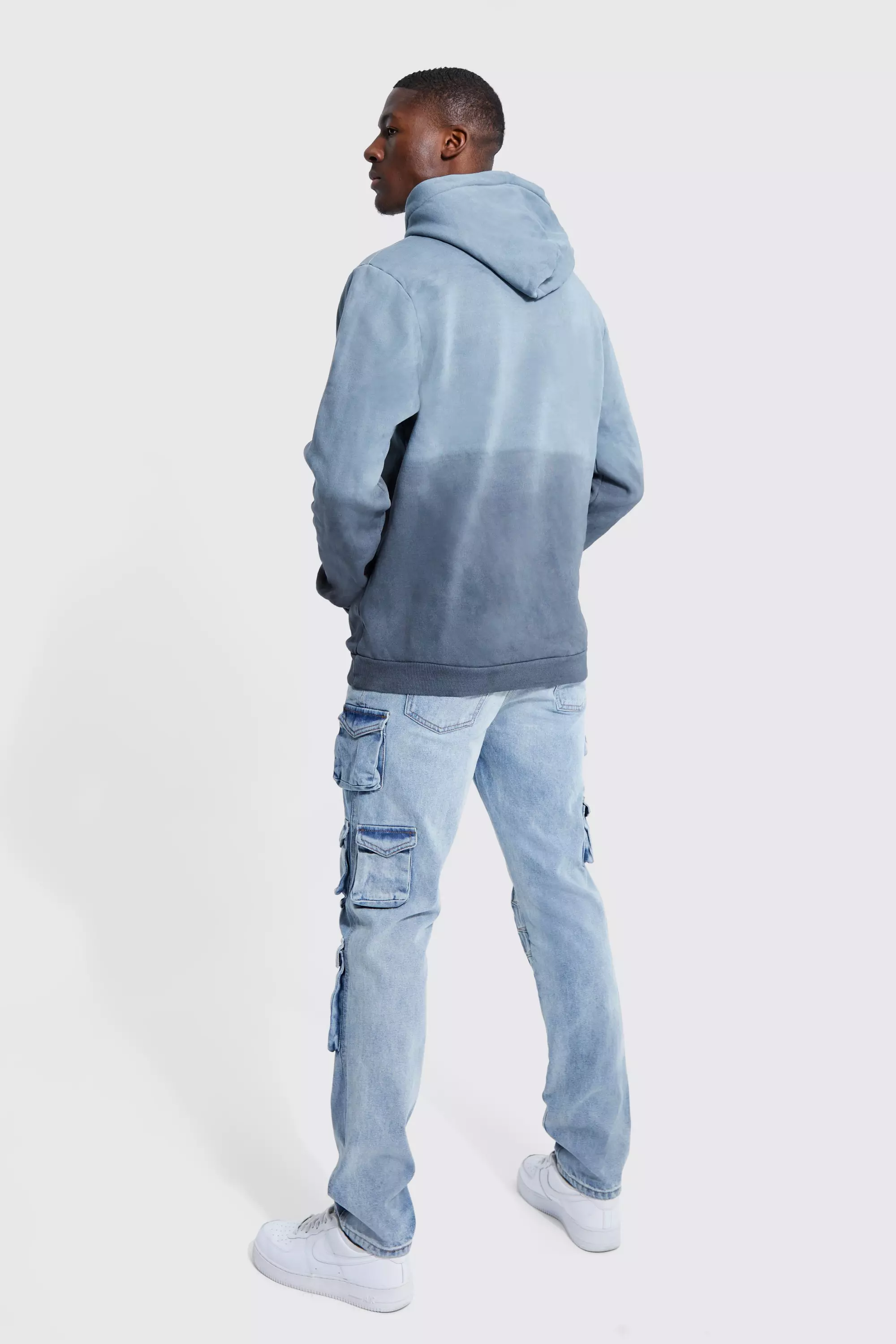 Ombre tie dye hoodie hot sale