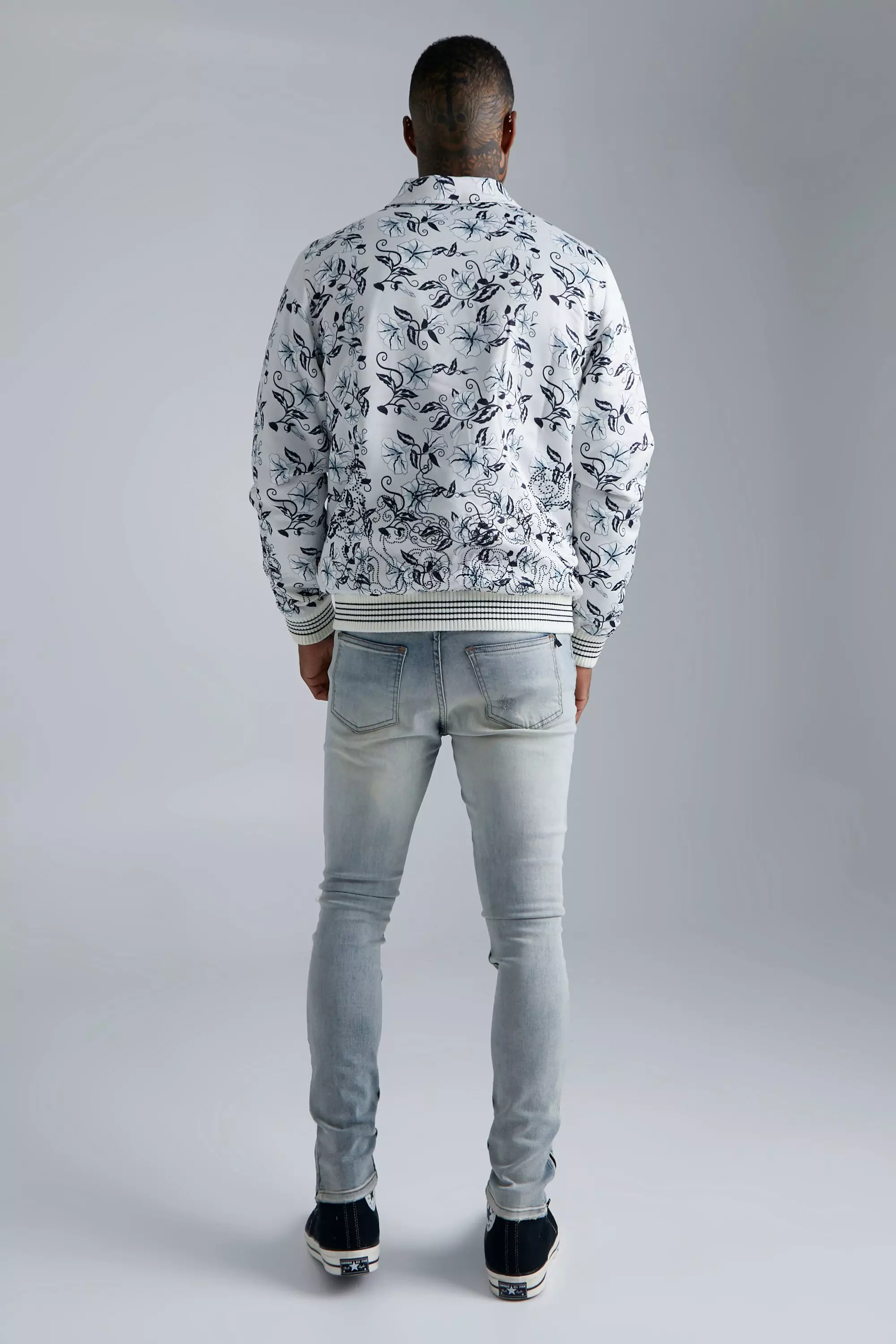 Bombers fleuri homme new arrivals