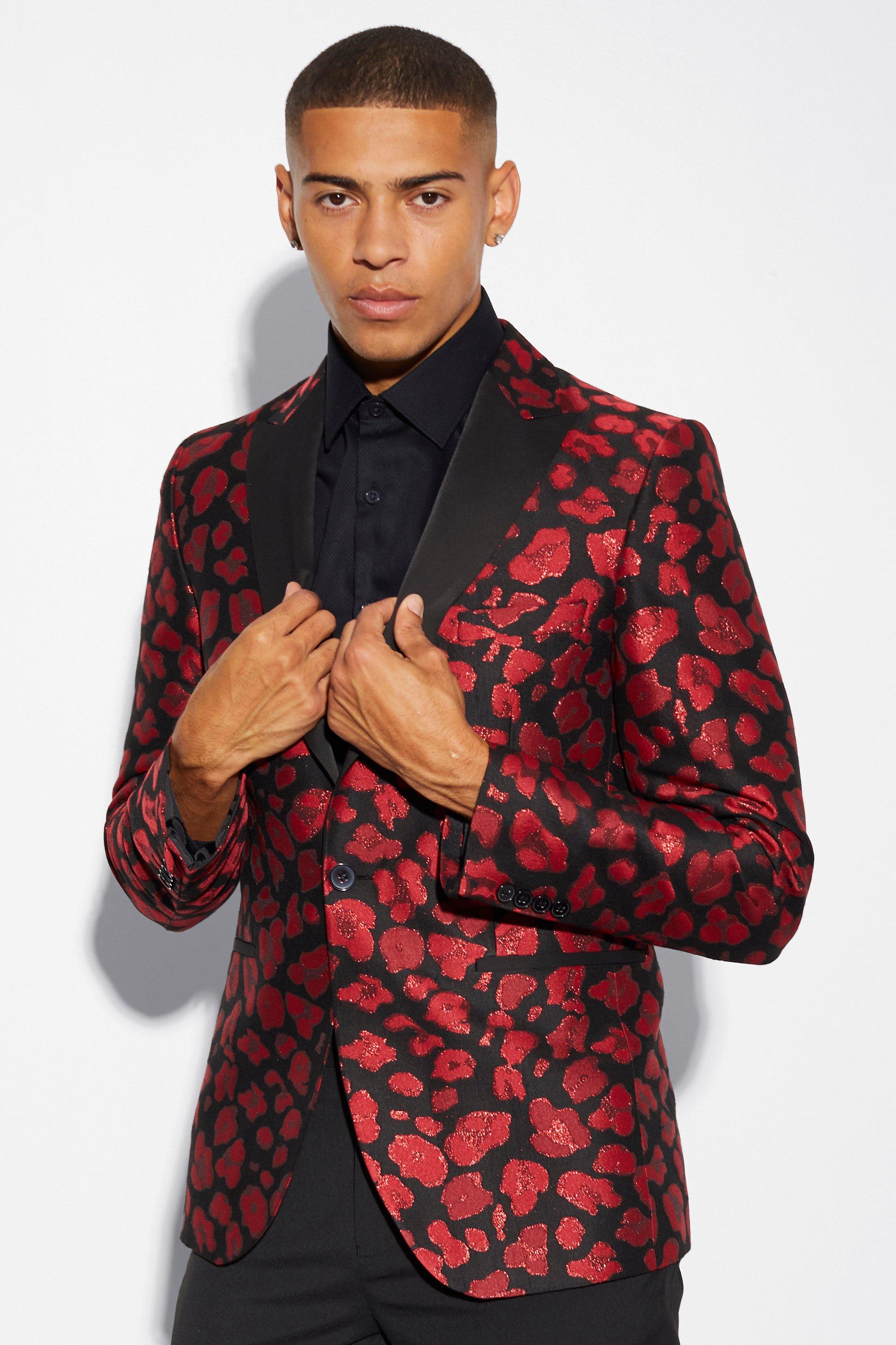 Men's Red Blazers | boohooMAN UK