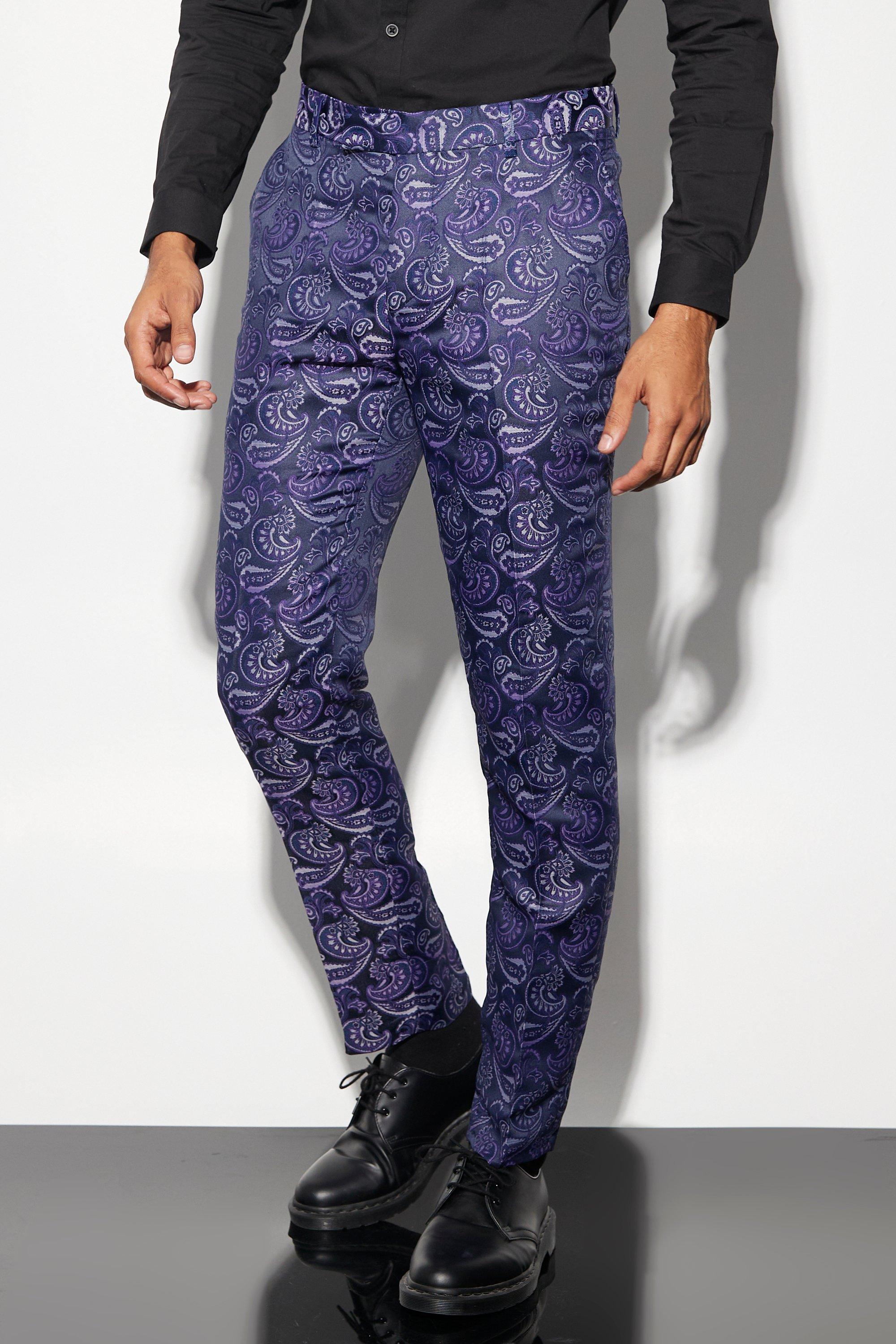 paisley jacquard suit