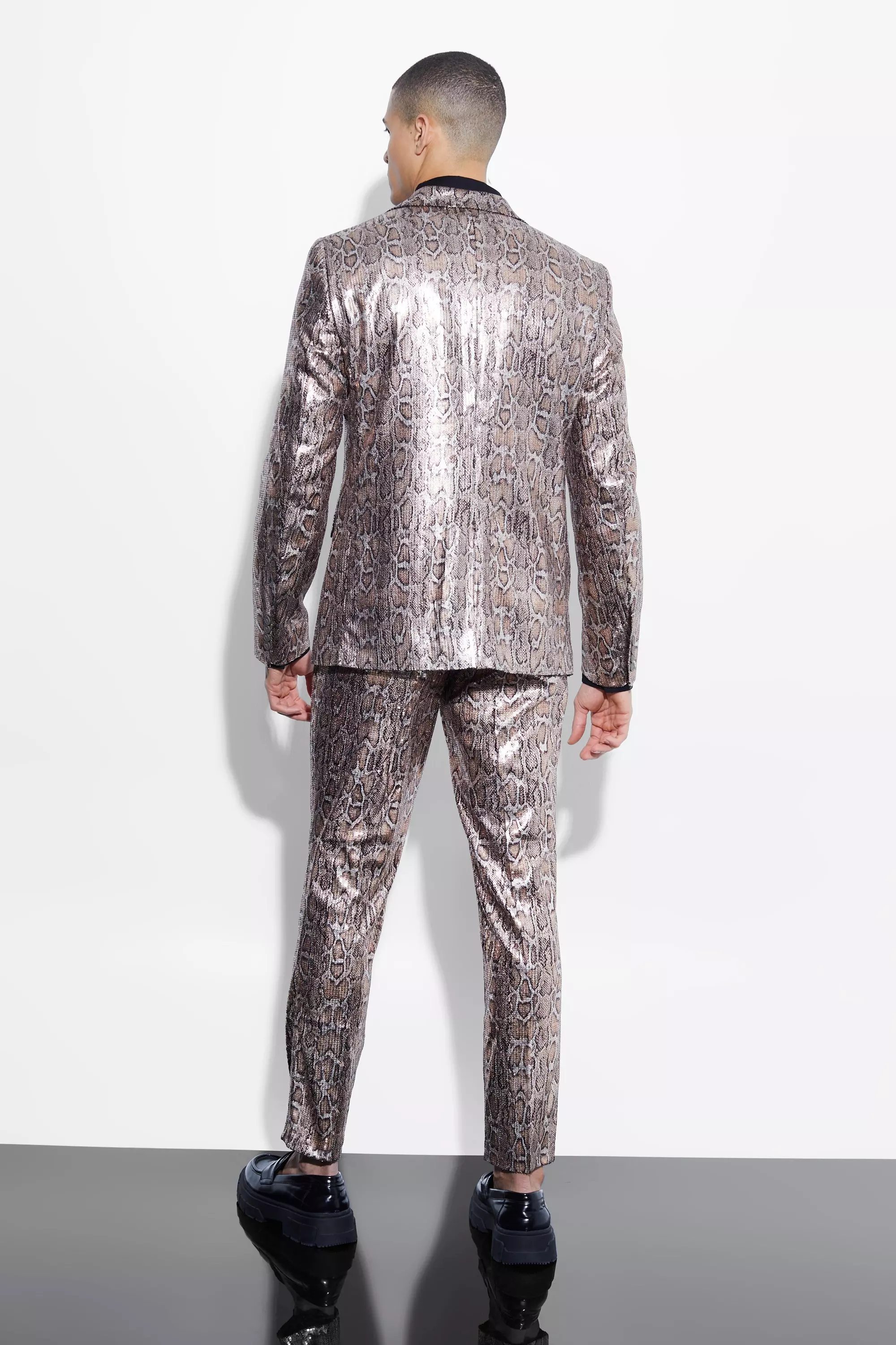 Mens sparkly hot sale suit jacket