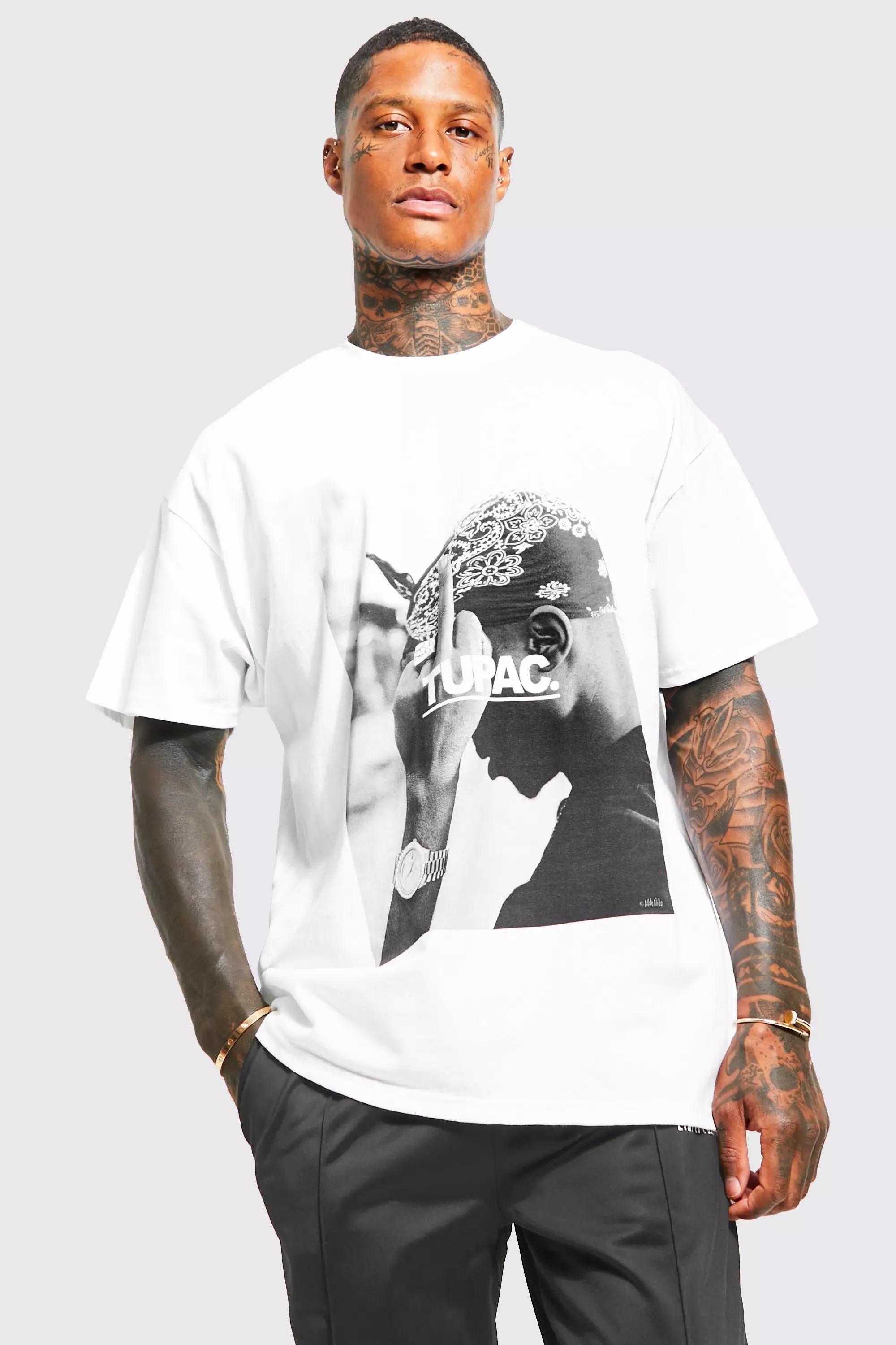 Oversized Tupac License T-shirt