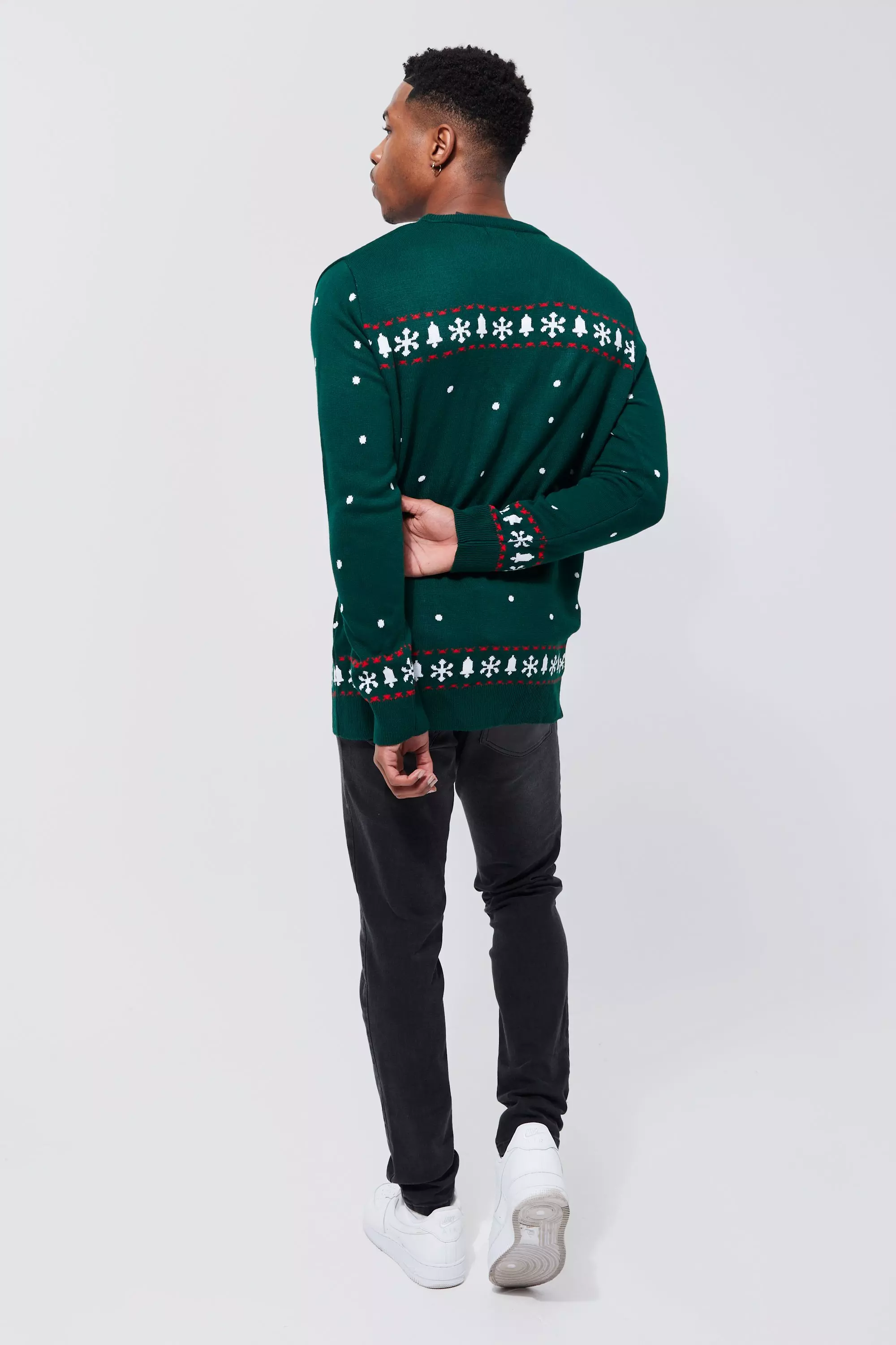 Men's Tis The Season Football Christmas Jumper