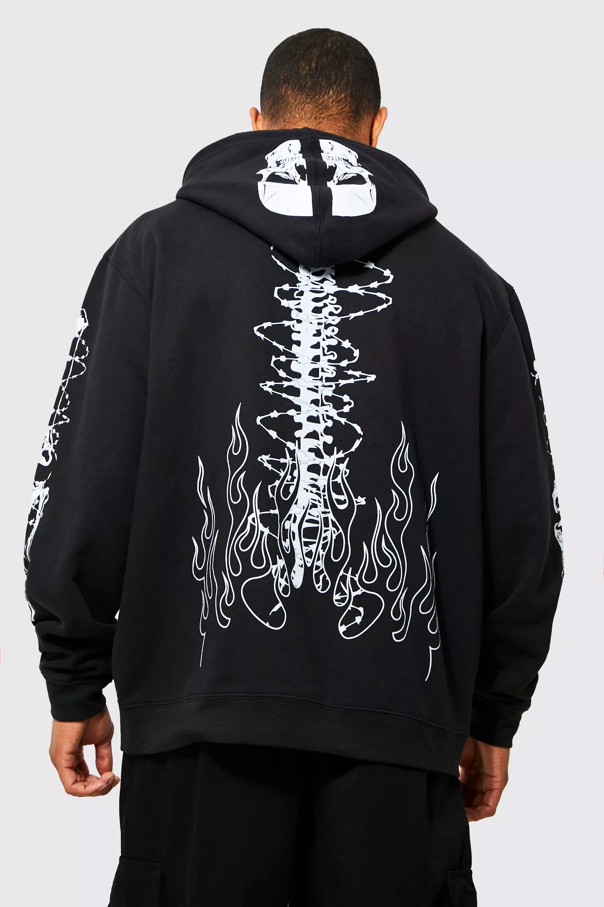 Oversized discount skeleton sweatshirt