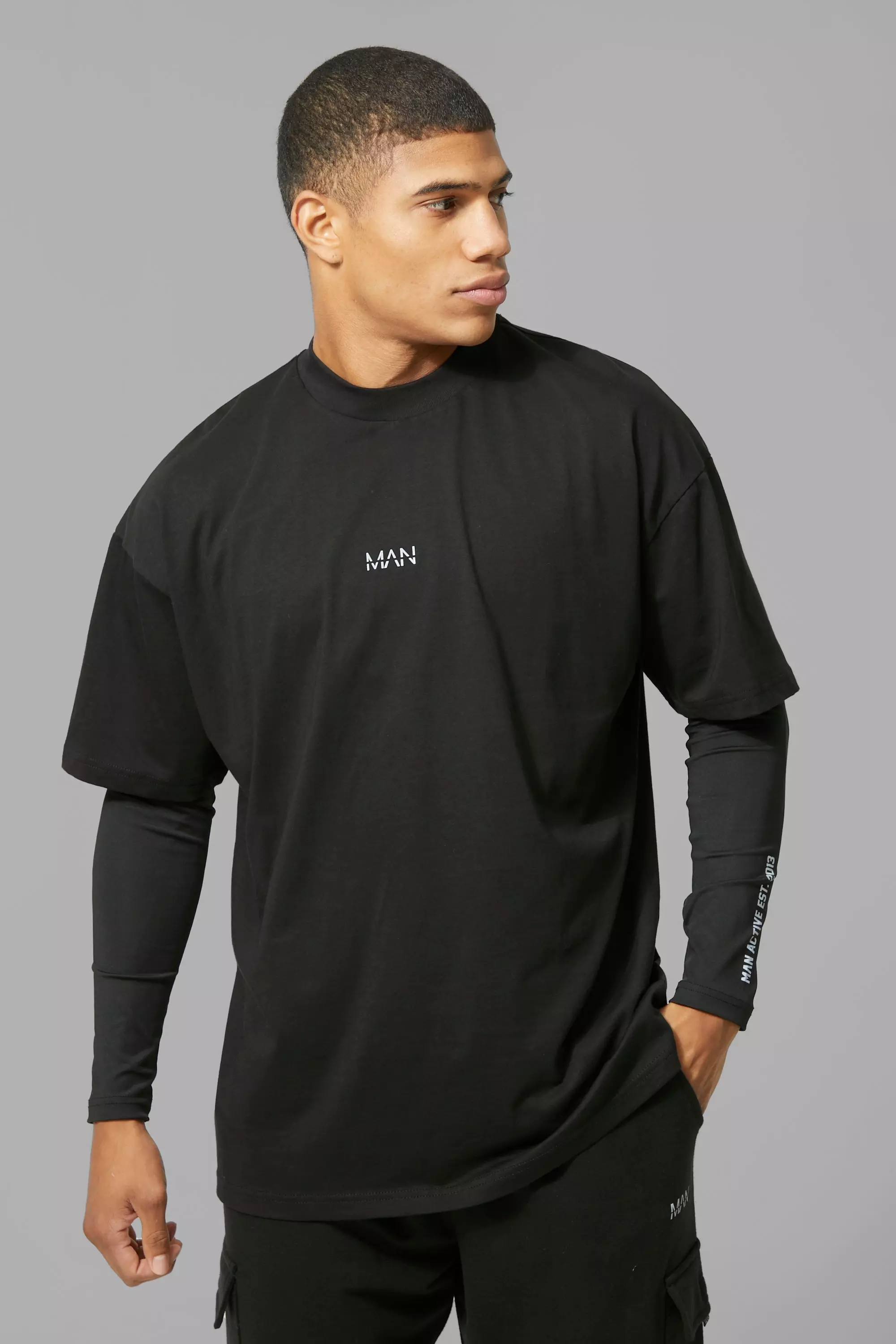 Compression shirt under t sales shirt