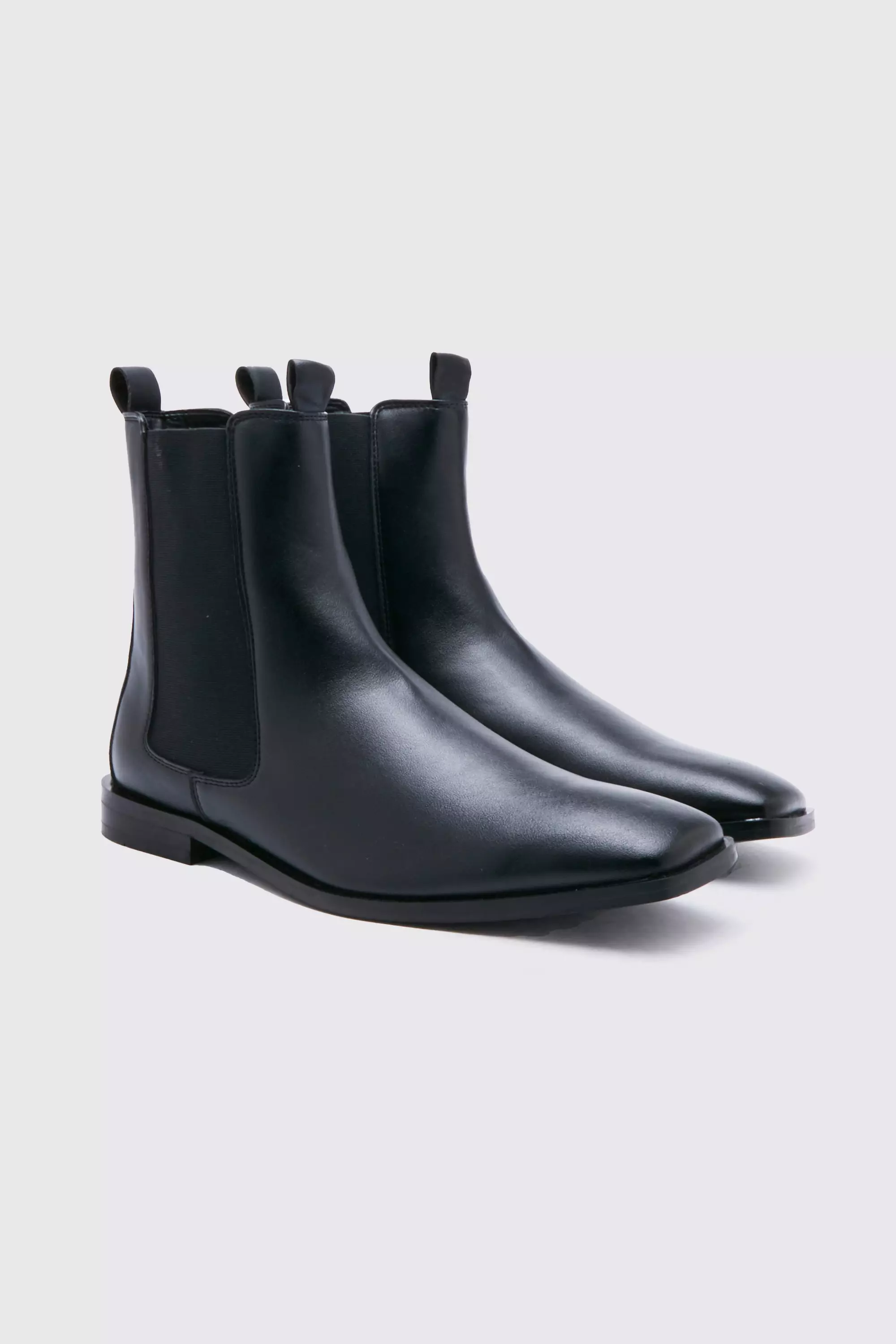 Mens chisel store toe chelsea boots