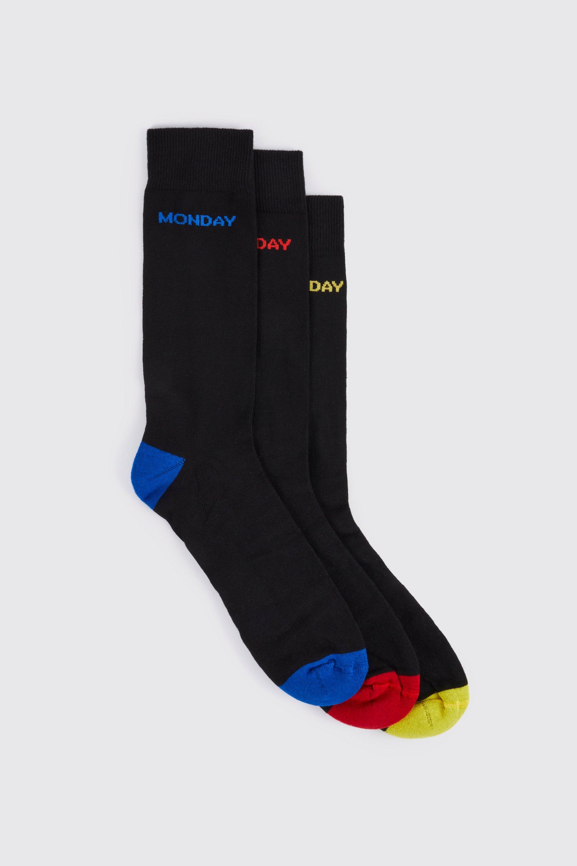 men's 7 pack boxed days of the week socks - multi - one size, multi