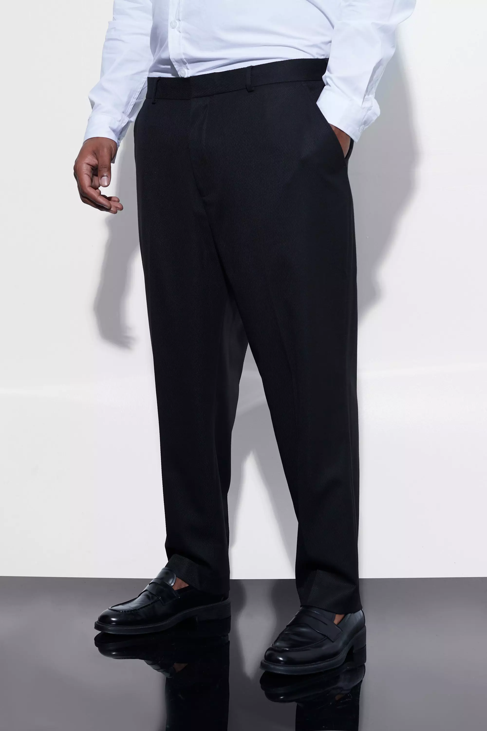 Mens tapered smart store trousers