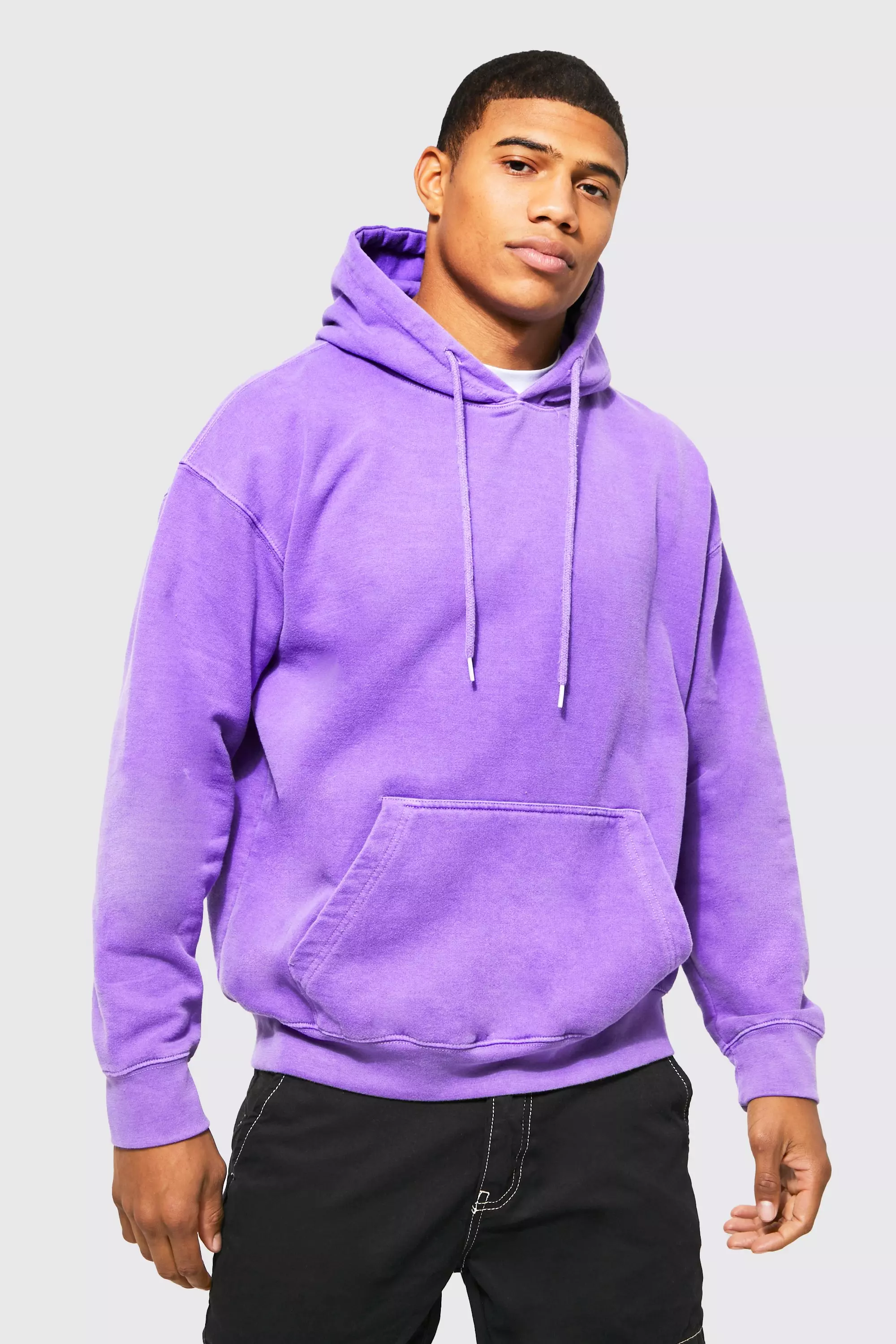 Washed purple online hoodie