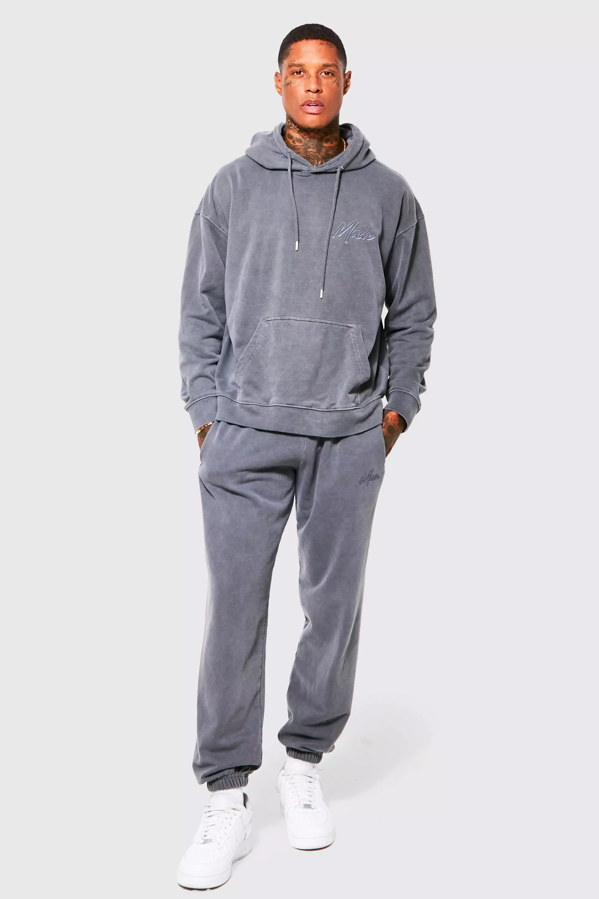 Boohooman store script tracksuit