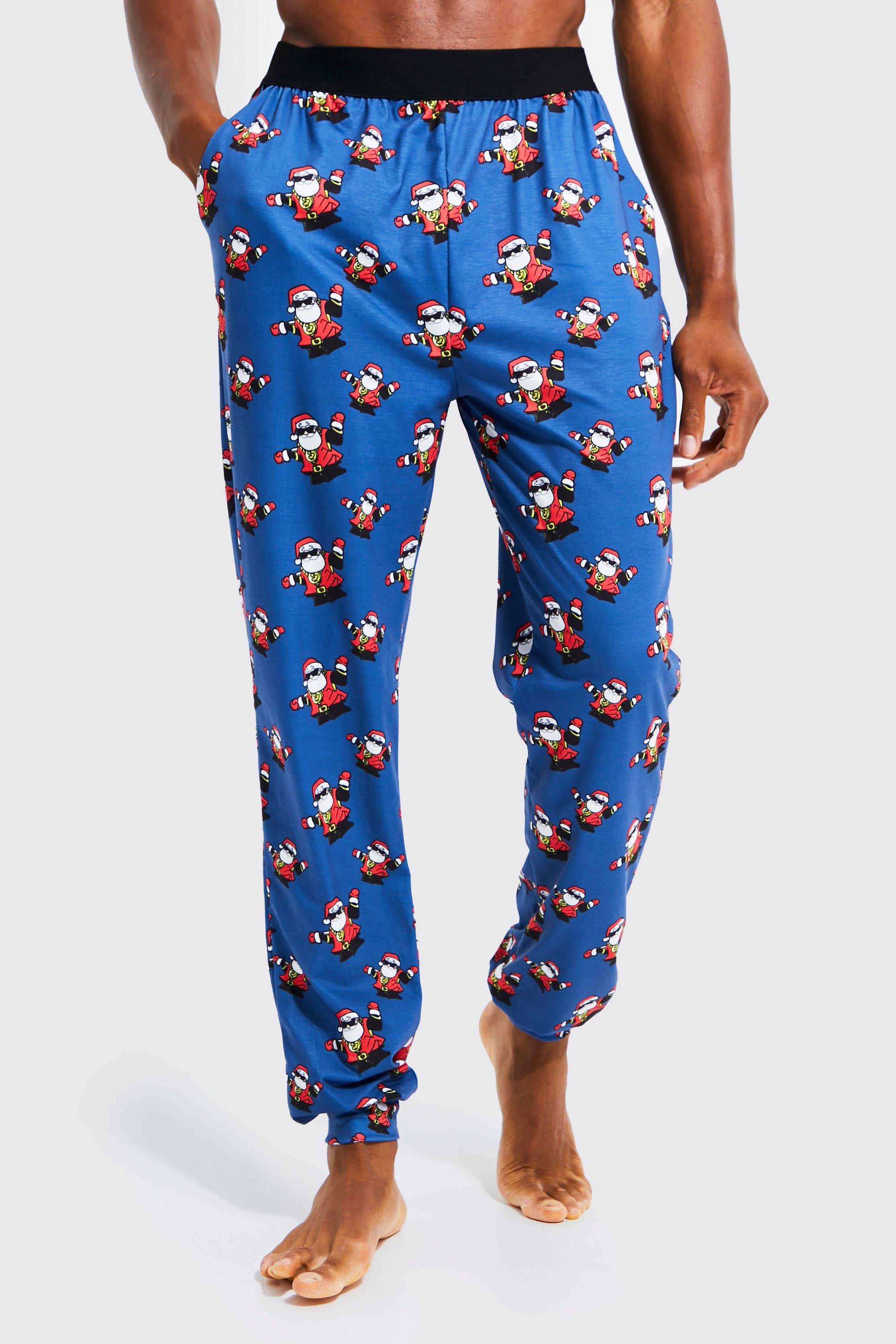 Santa Xmas Lounge Jogger, Navy