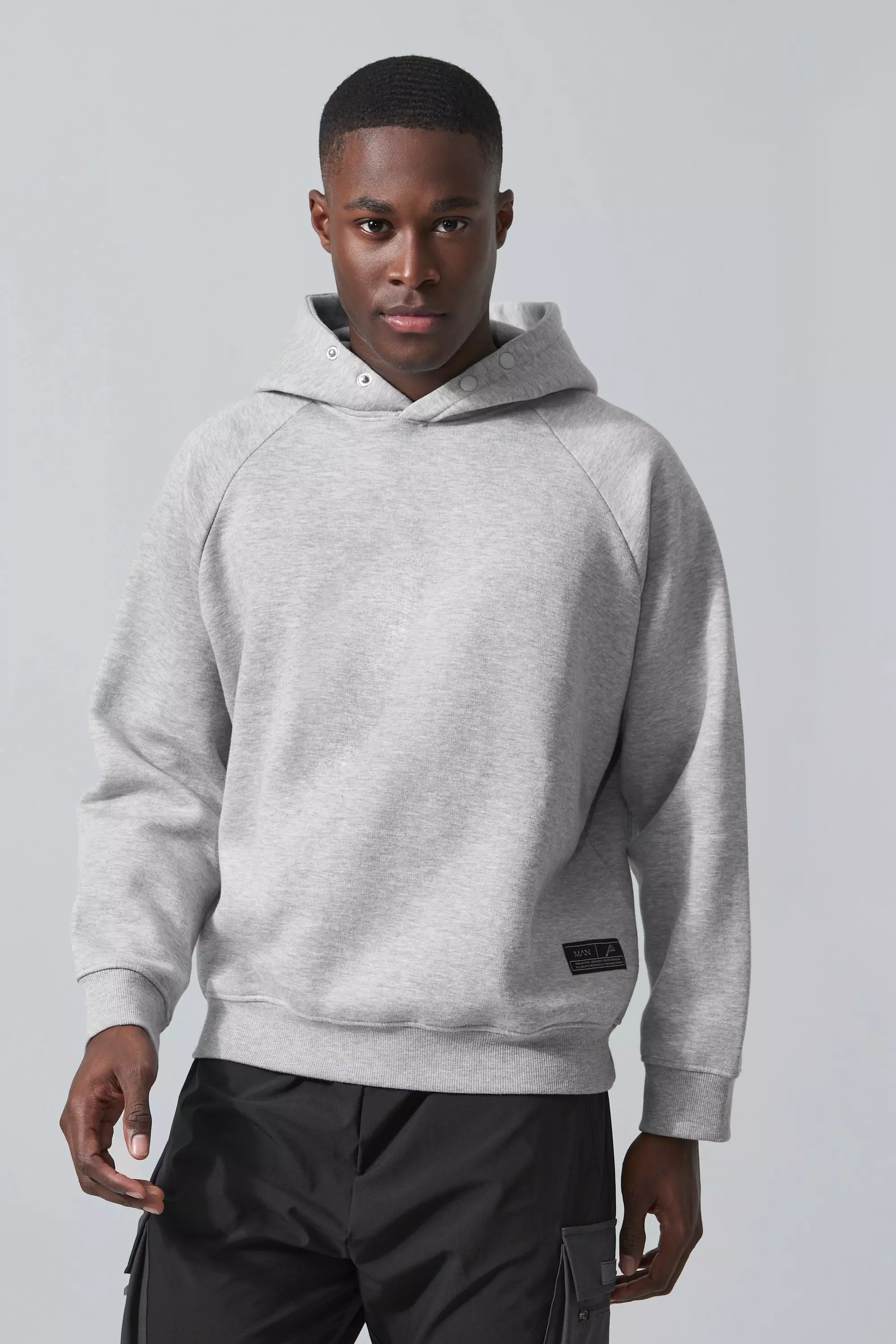 Man Active Gym Boxy Fit Hoodie | boohooMAN IE