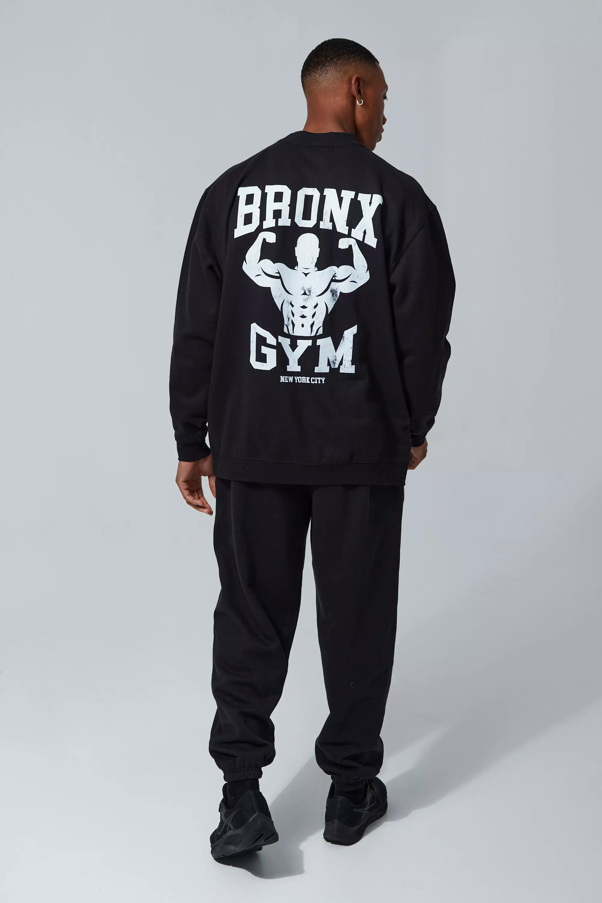 boohooMAN Oversized Brooklyn NYC Jogger