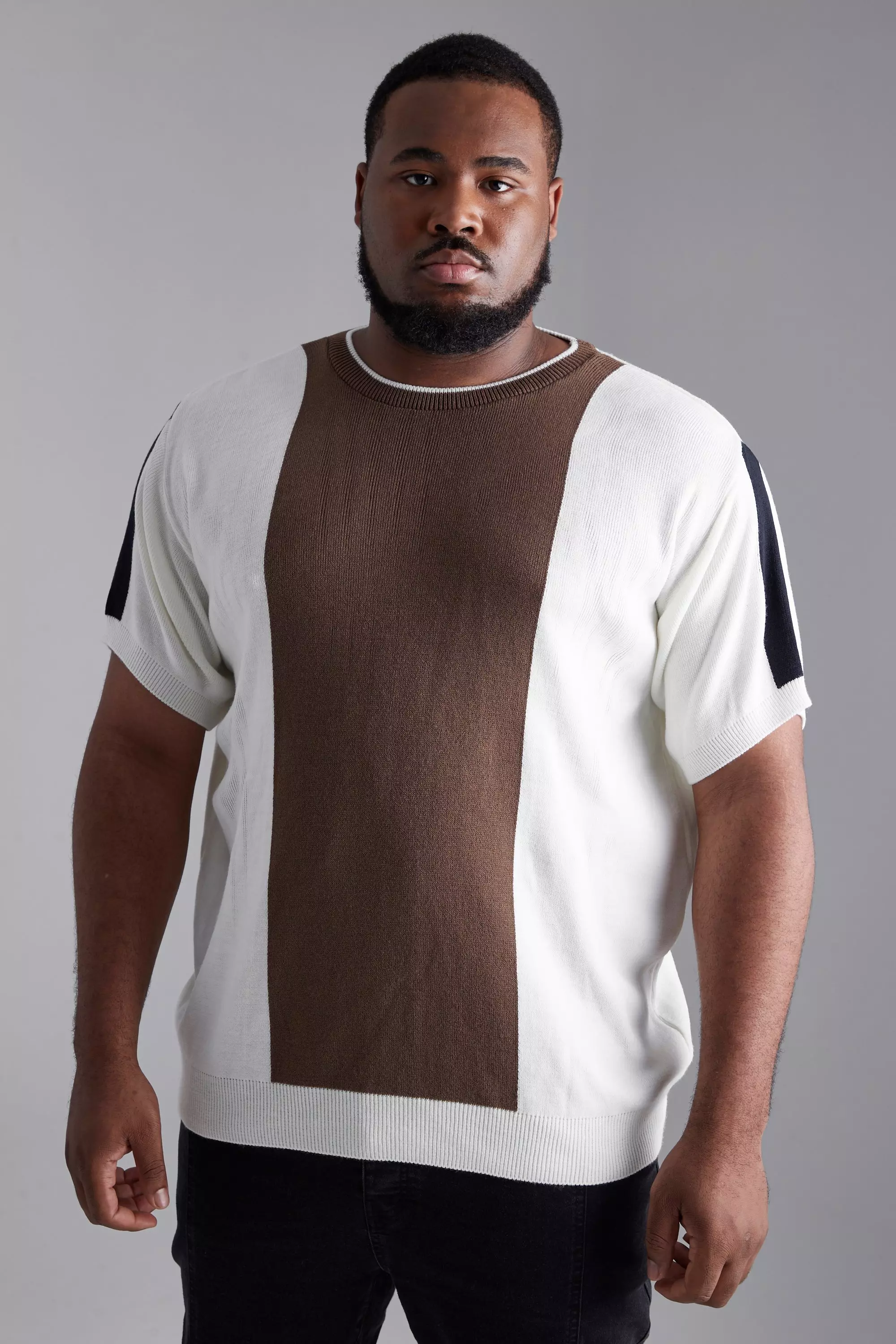 Rotation Color-Block Raglan-Sleeve T-Shirt for Men