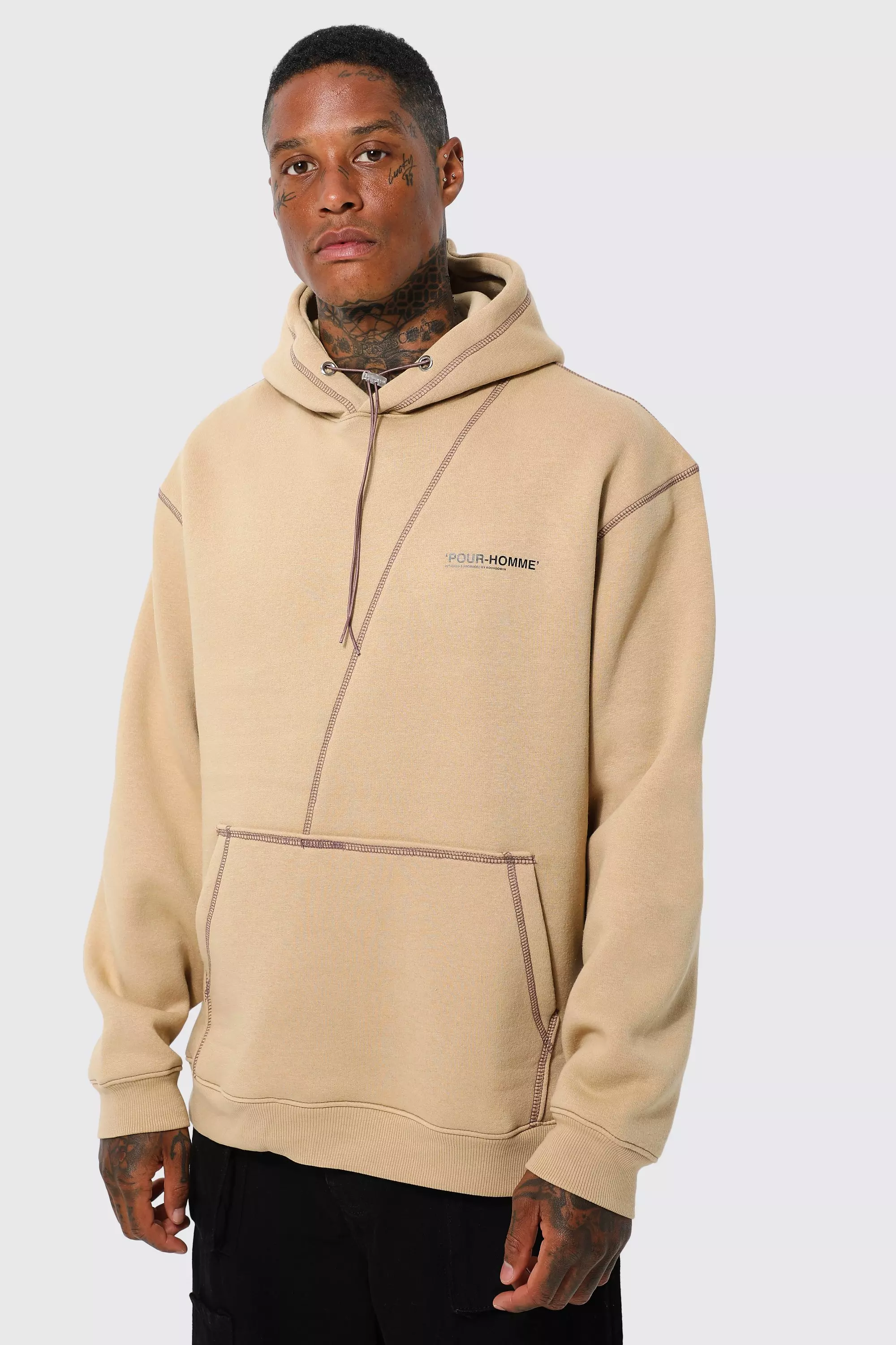 Oversized hoodie with pockets hot sale