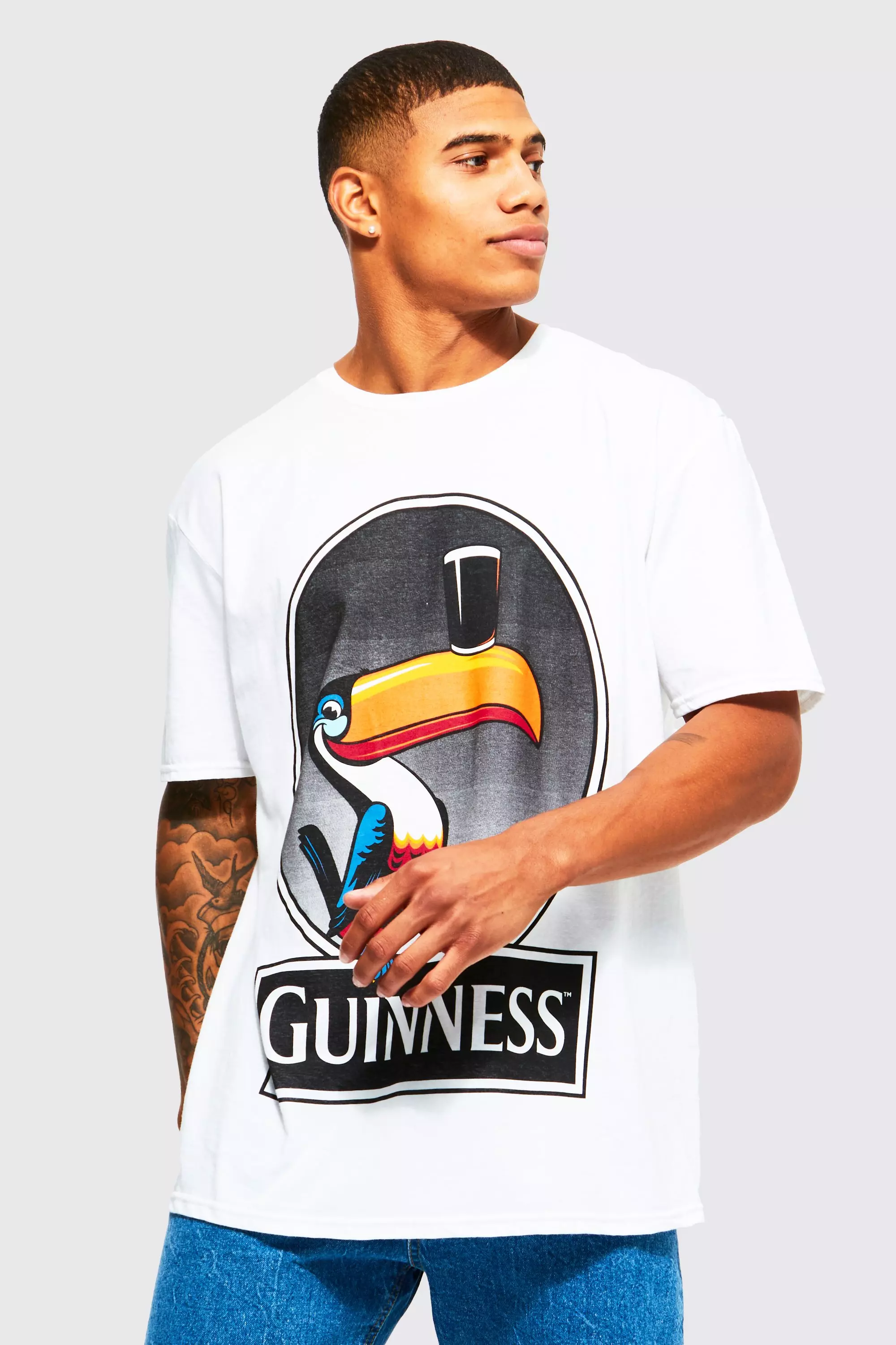 Oversized Guinness Toucan License T shirt