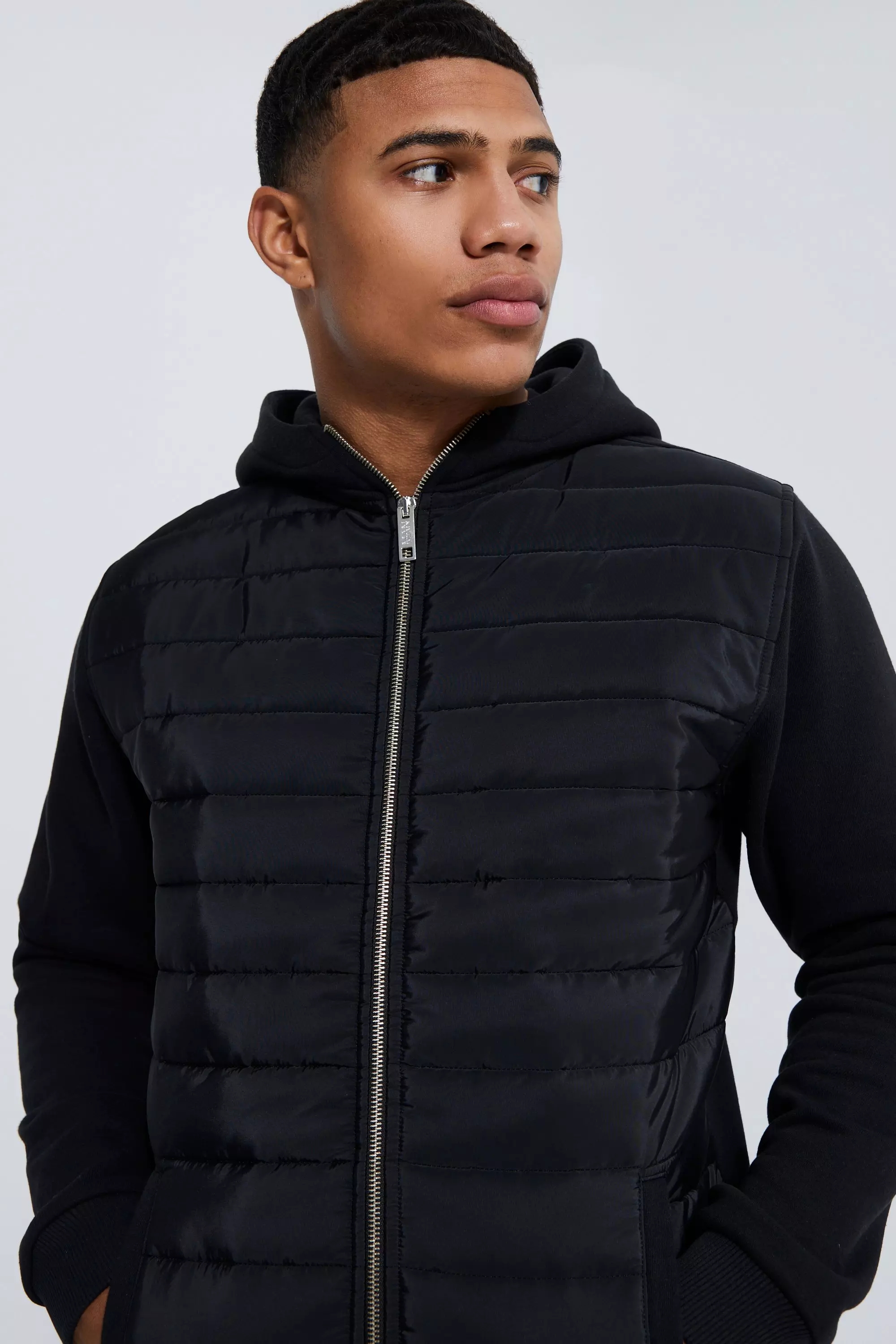 Premium quilted outlet hoodie