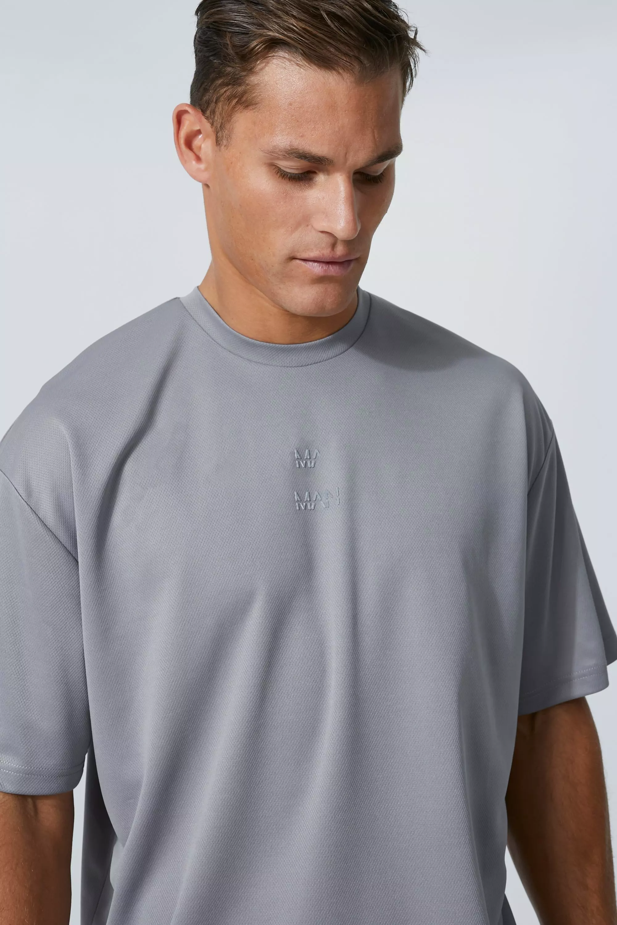 Tall Man Active Mesh Oversized T-shirt | boohooMAN USA