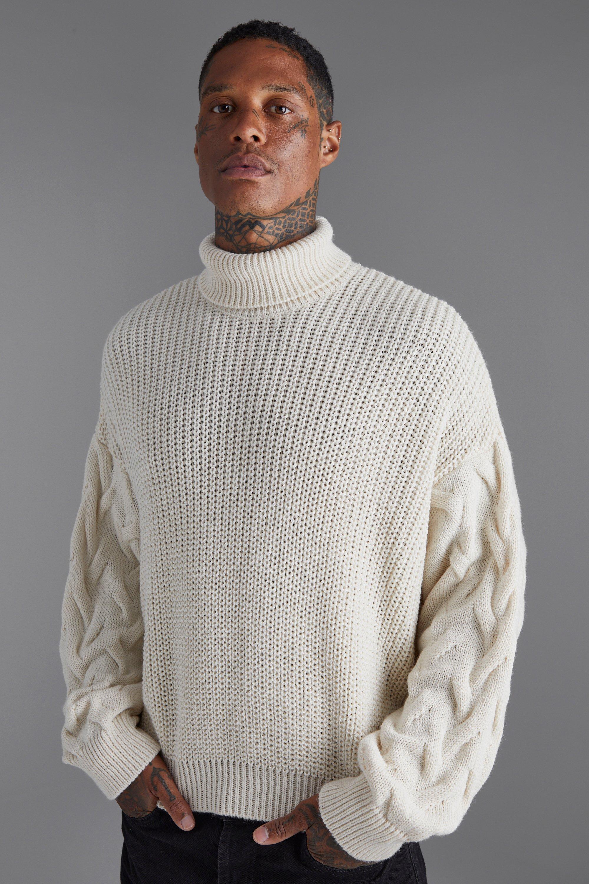 Mens cream jumper hotsell