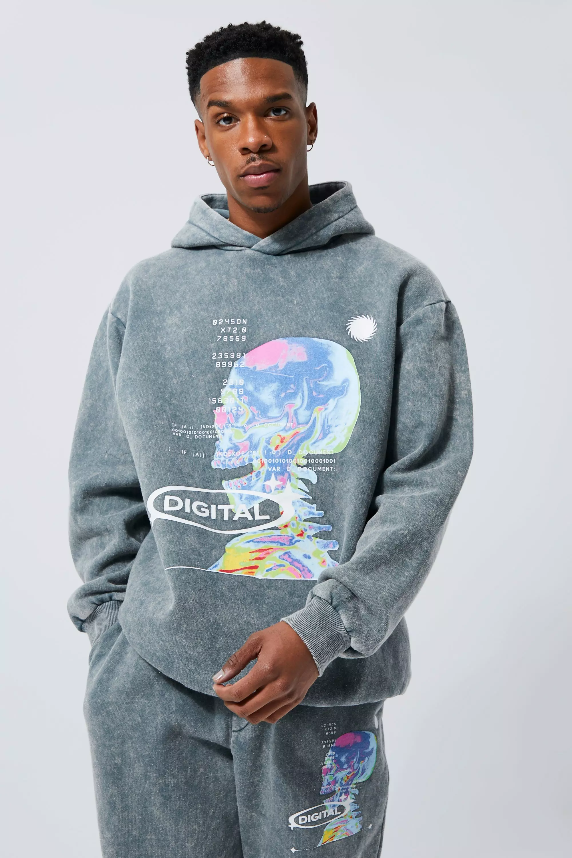 Boohooman hoodie clearance