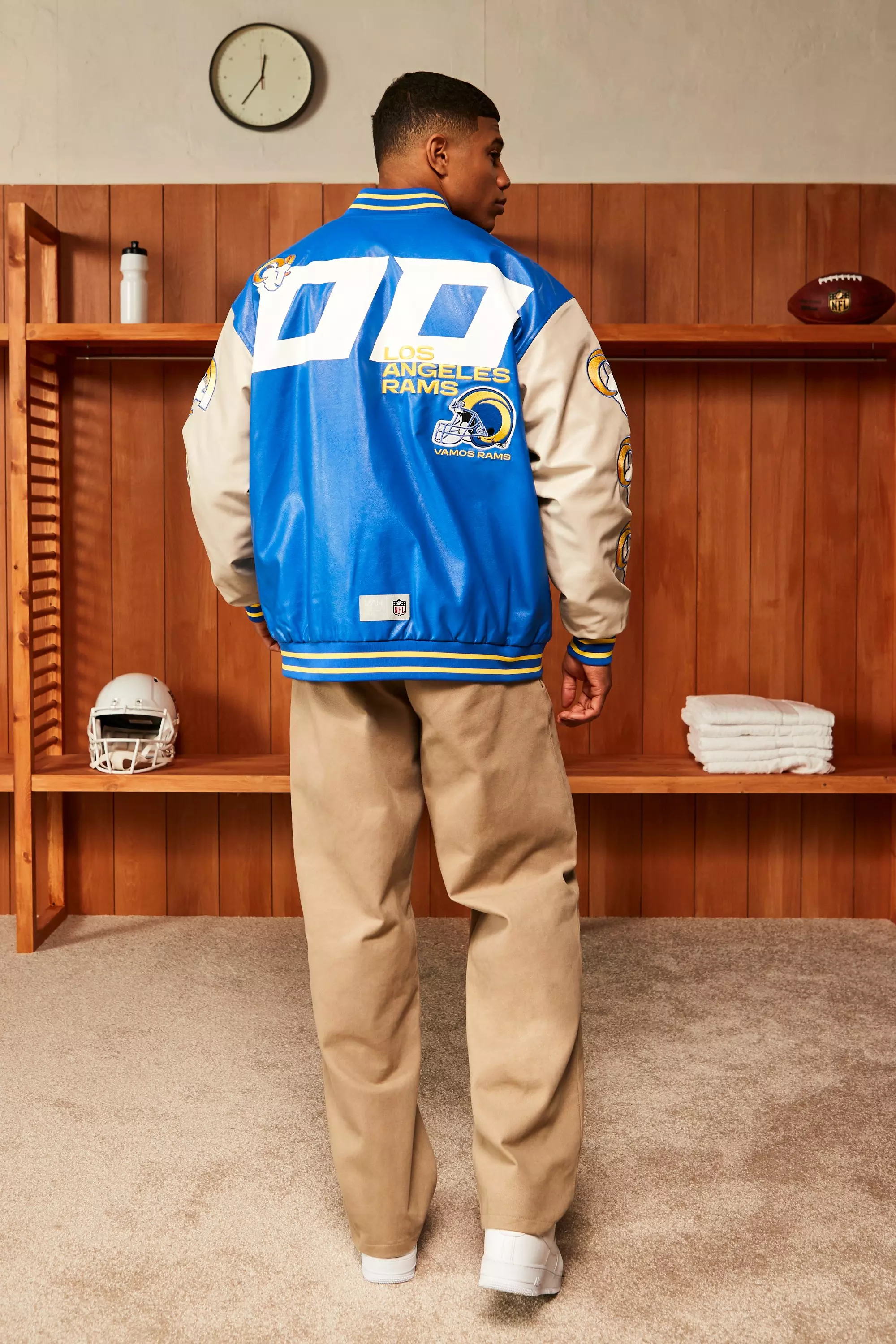 Nfl Oversized La Rams Bomber Jacket