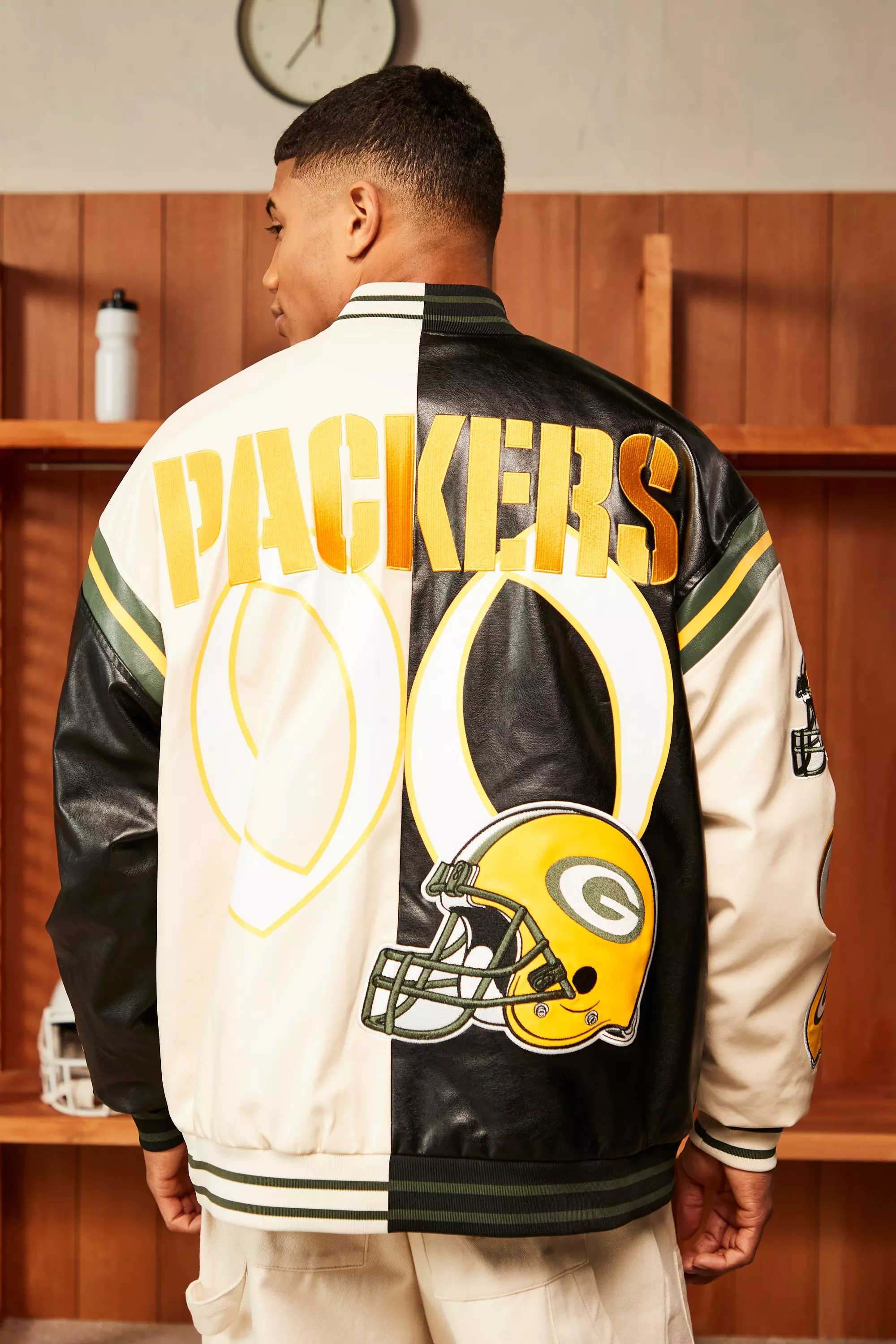 Green Bay Packers Varsity Jacket - NFL Letterman Jacket XL